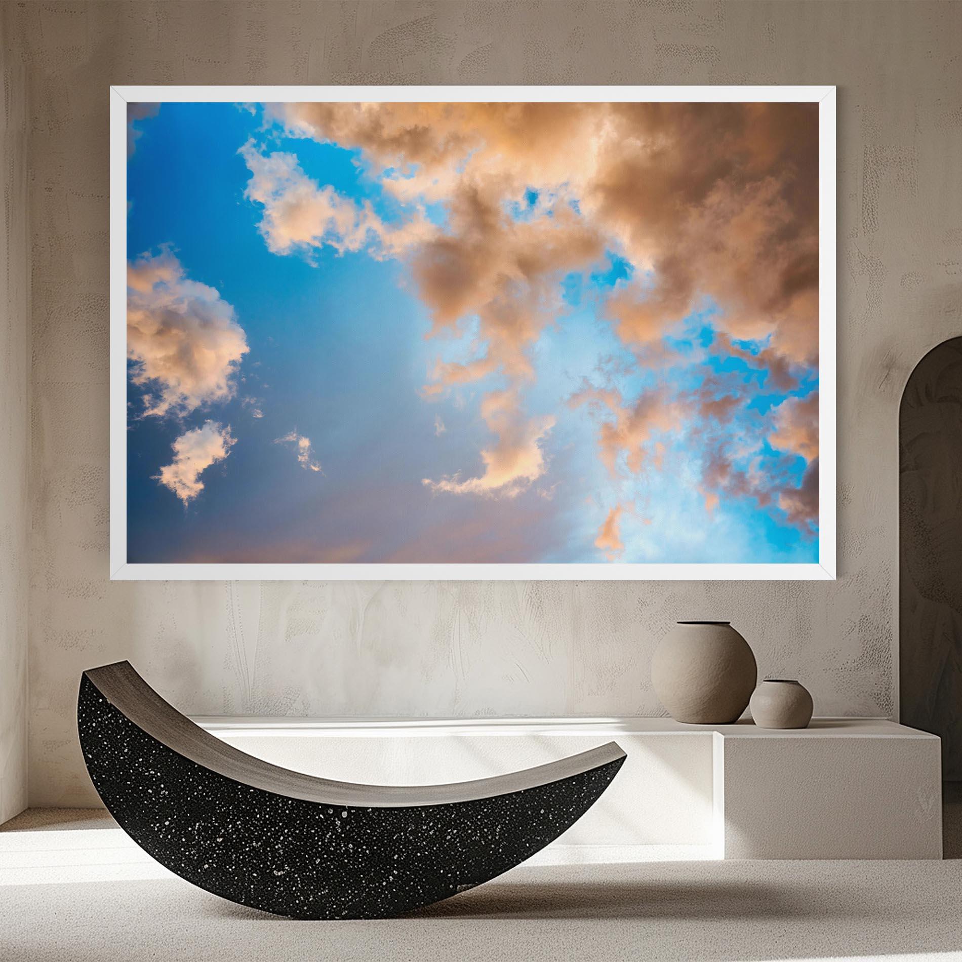 Tablou Canvas Clouds Blue Sky mockup 8