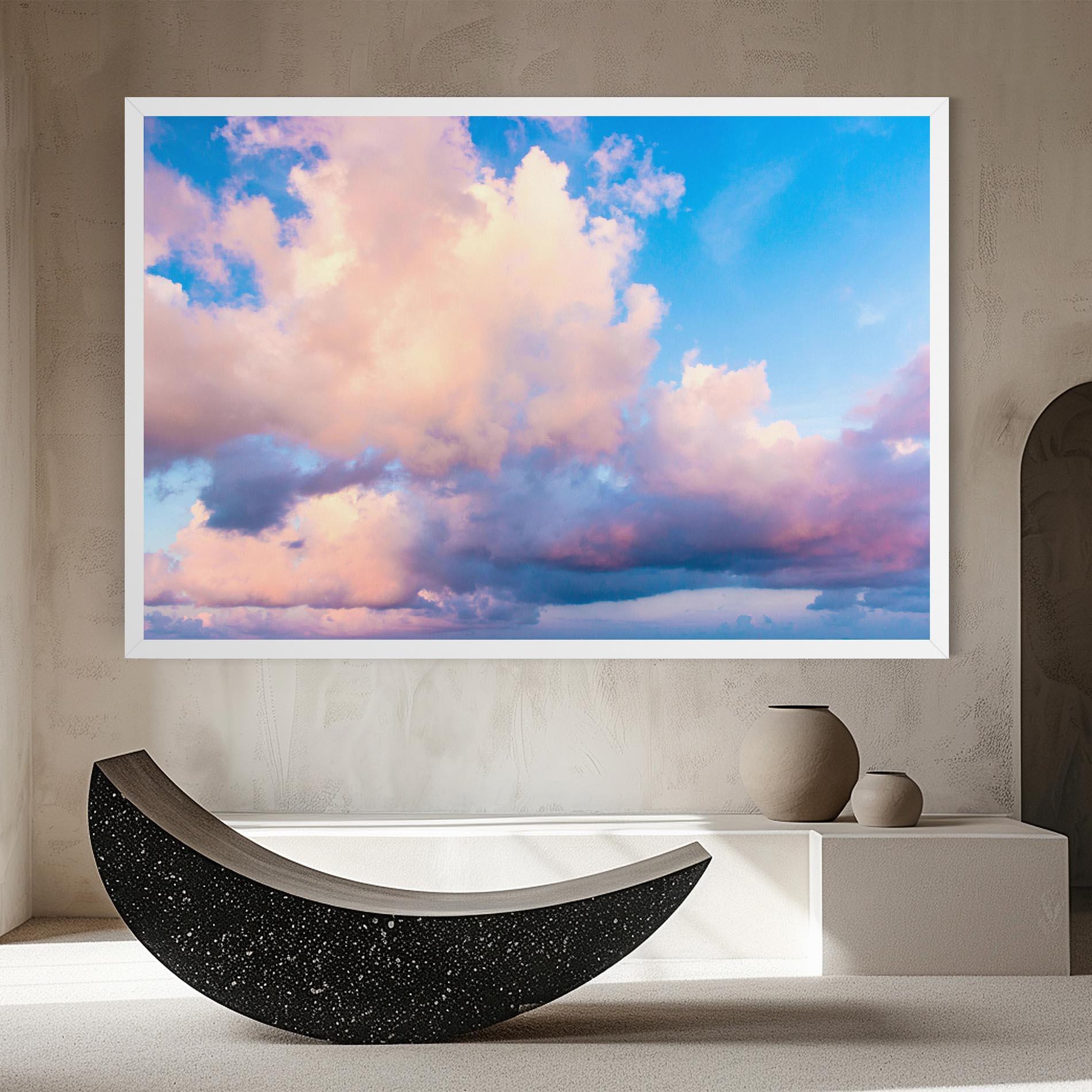 Tablou Canvas Dreamy Pink Clouds mockup 8