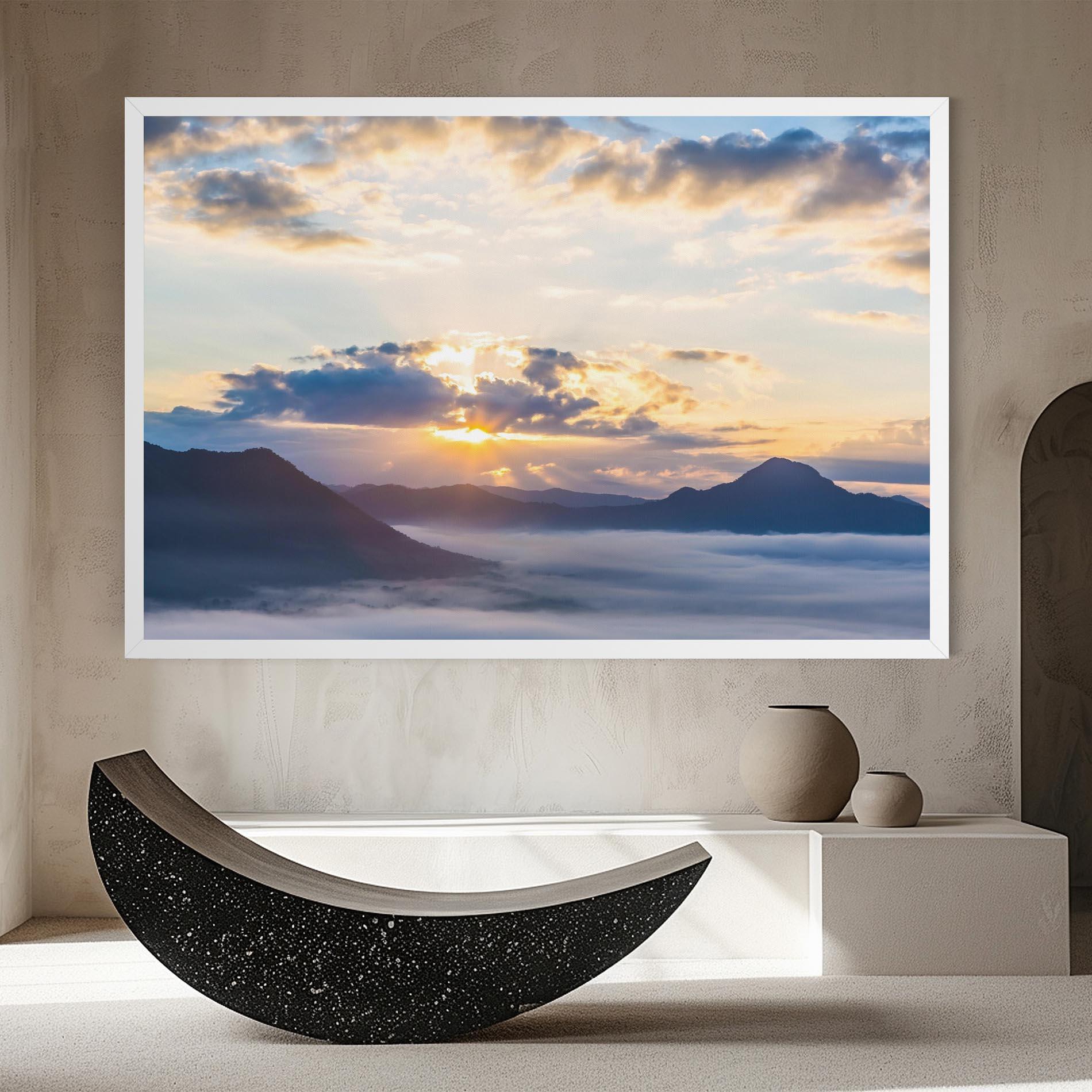 Tablou Canvas Fantastic Clouds mockup 8