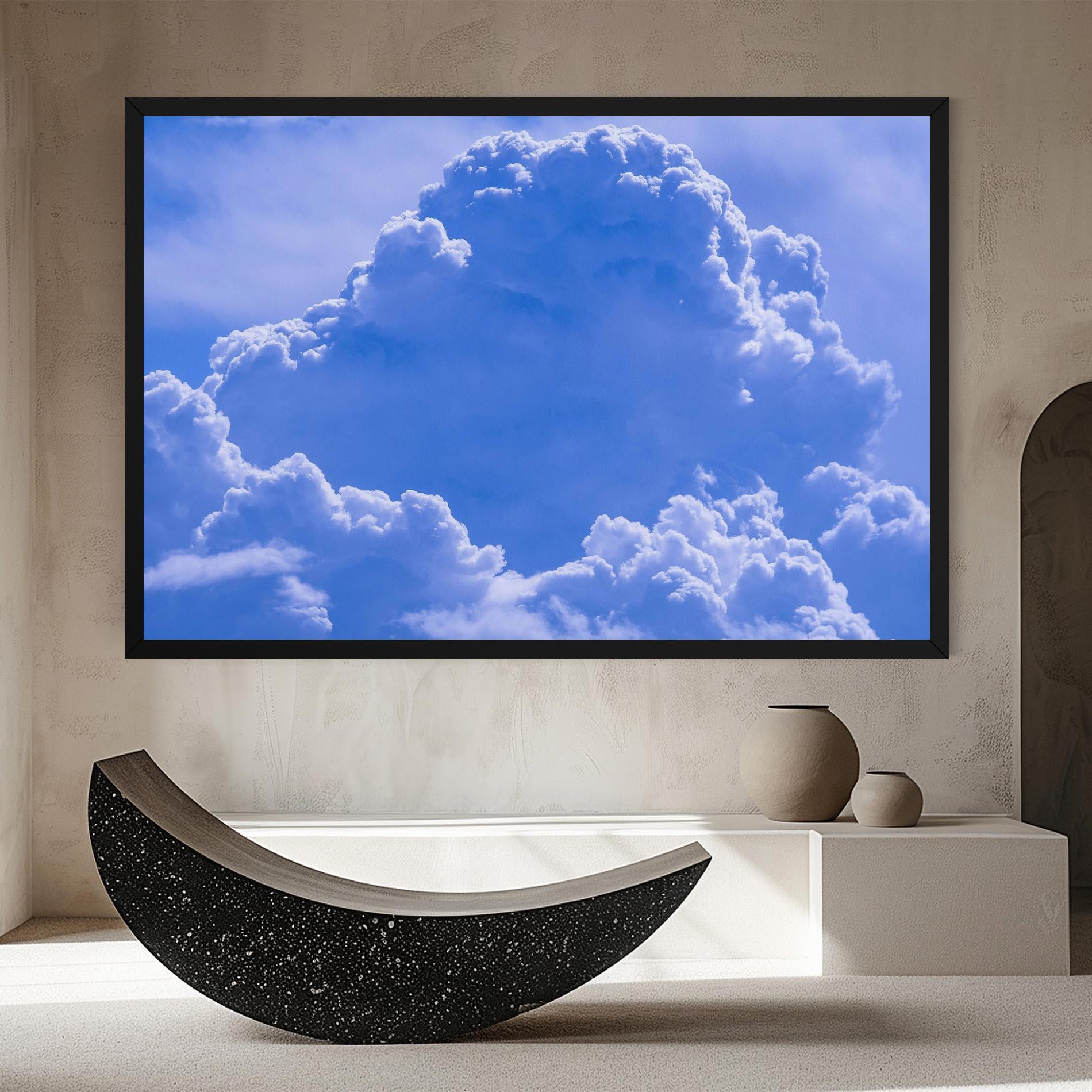 Tablou Canvas Big Blue Cloud mockup 8