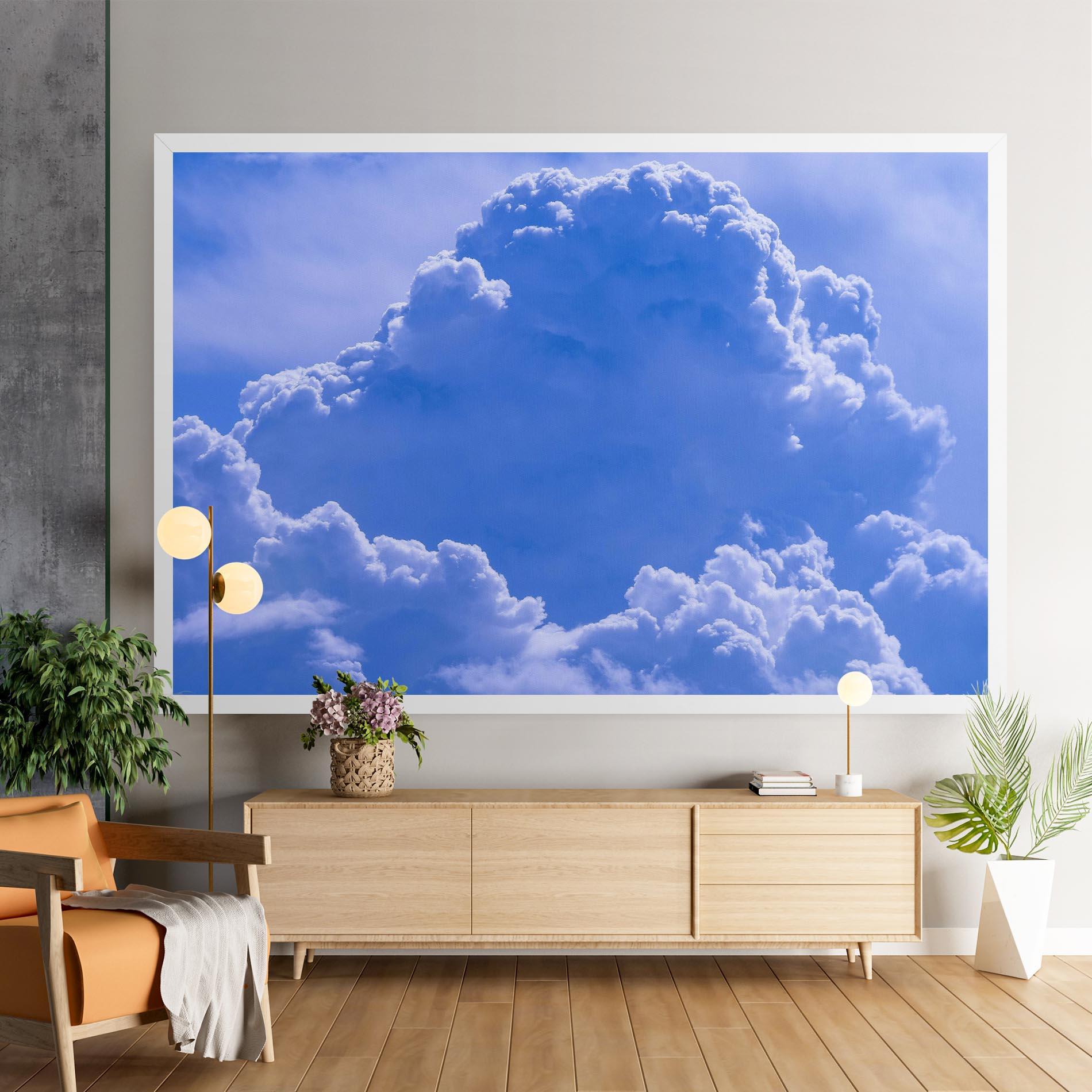 Tablou Canvas Big Blue Cloud mockup 9