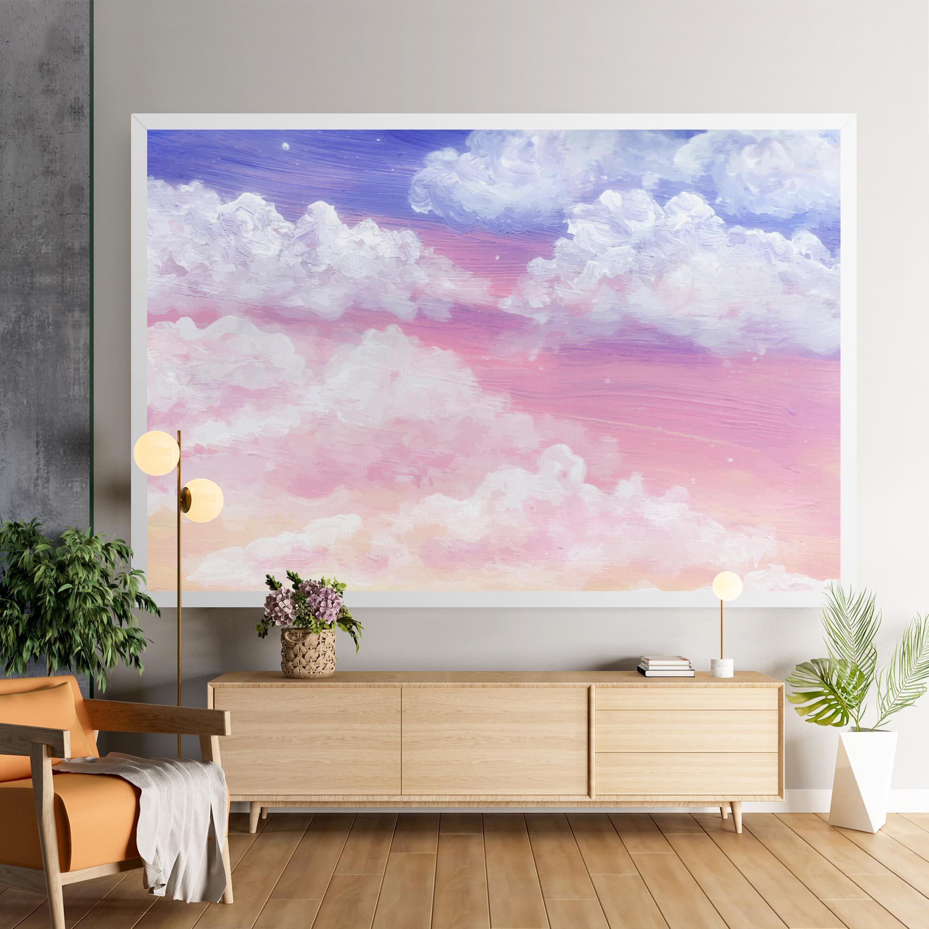 Tablou Canvas Cloud Paint Texture mockup 9