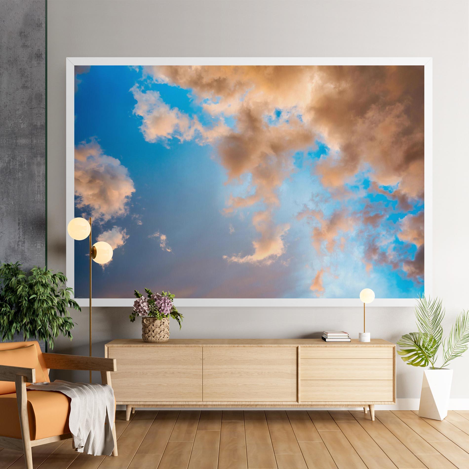 Tablou Canvas Clouds Blue Sky mockup 9