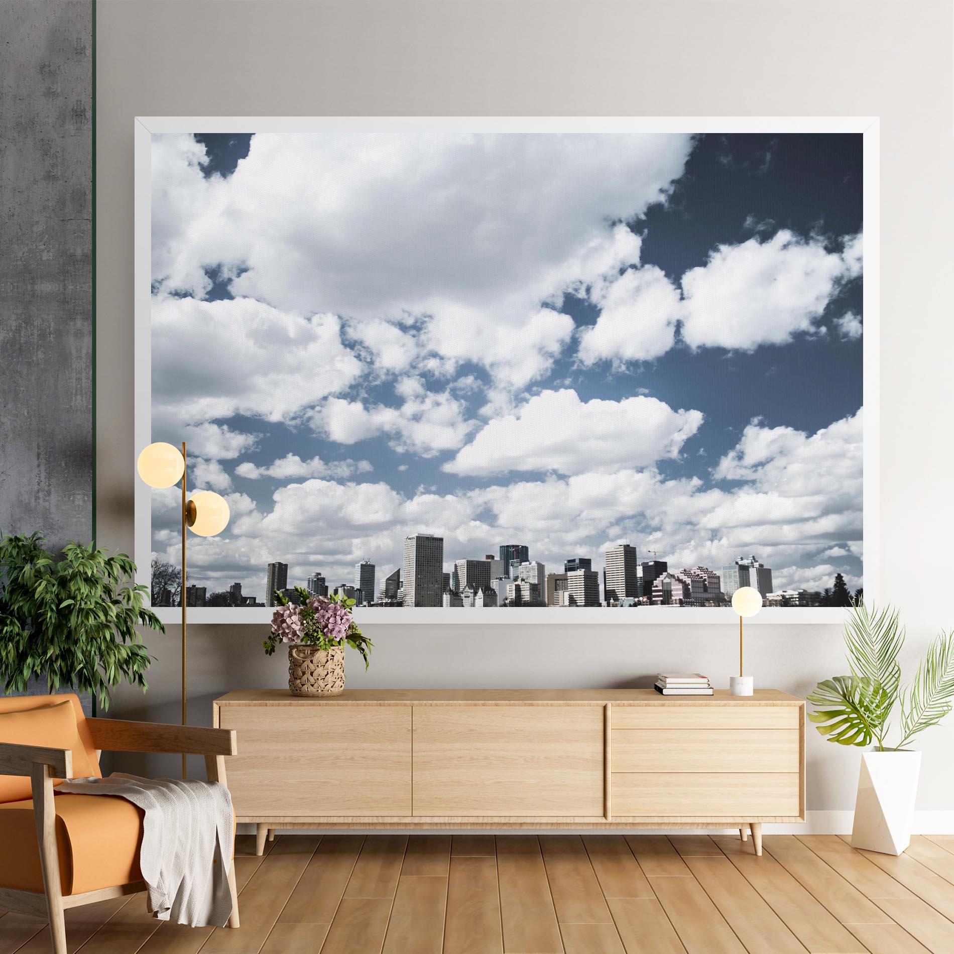 Tablou Canvas Clouds Over City mockup 9