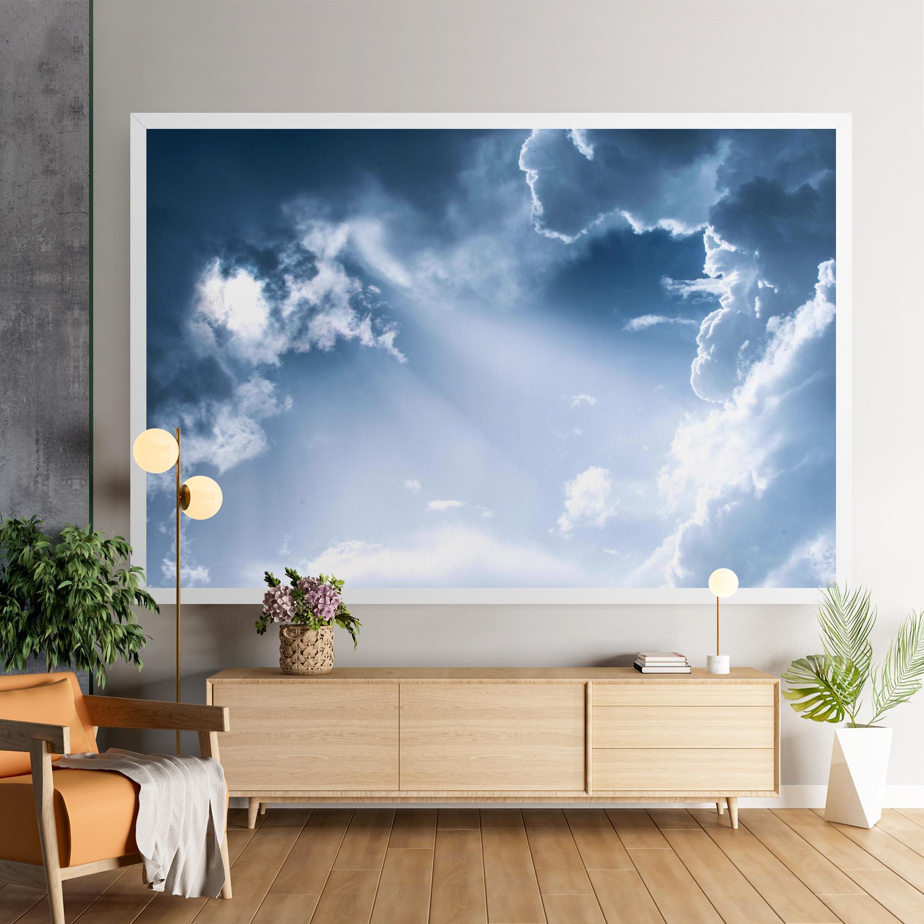 Tablou Canvas Dark Blue Sky mockup 9