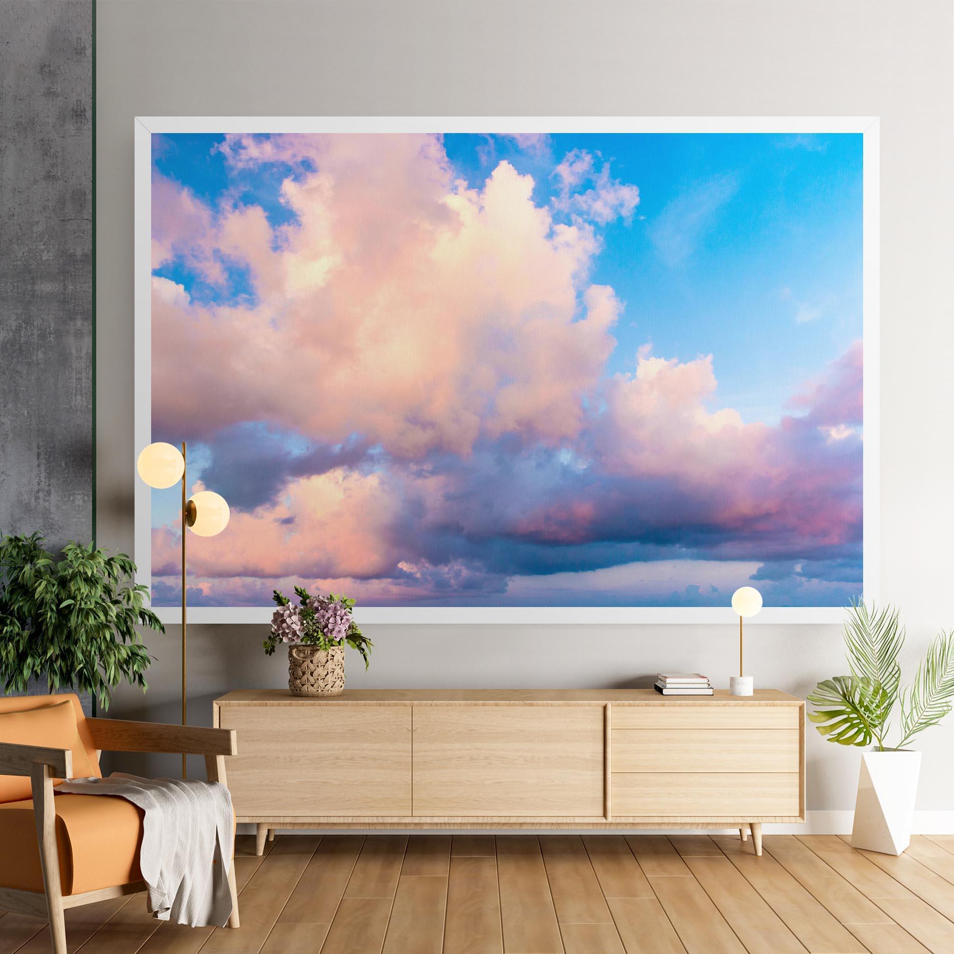 Tablou Canvas Dreamy Pink Clouds mockup 9