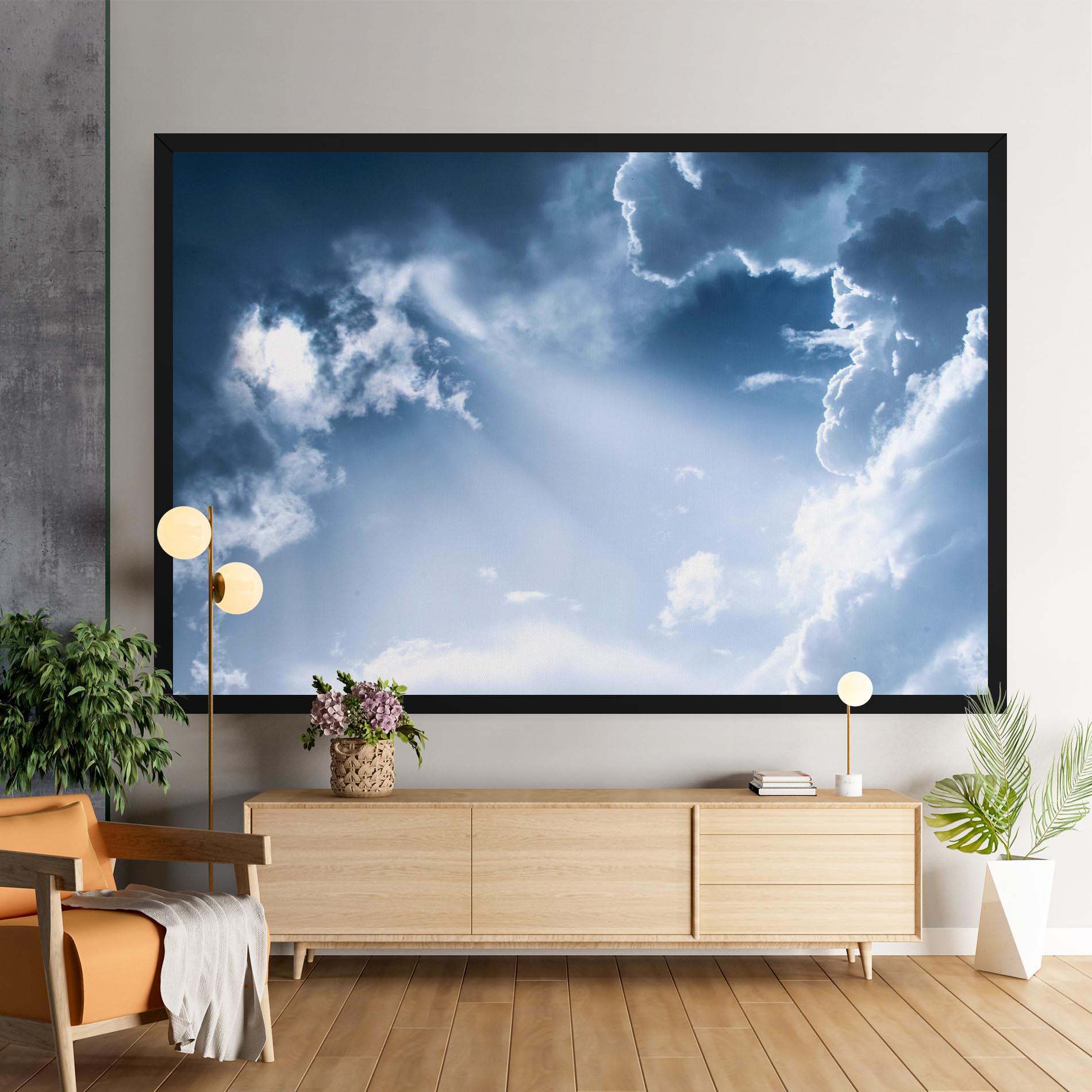 Tablou Canvas Dark Blue Sky mockup 9