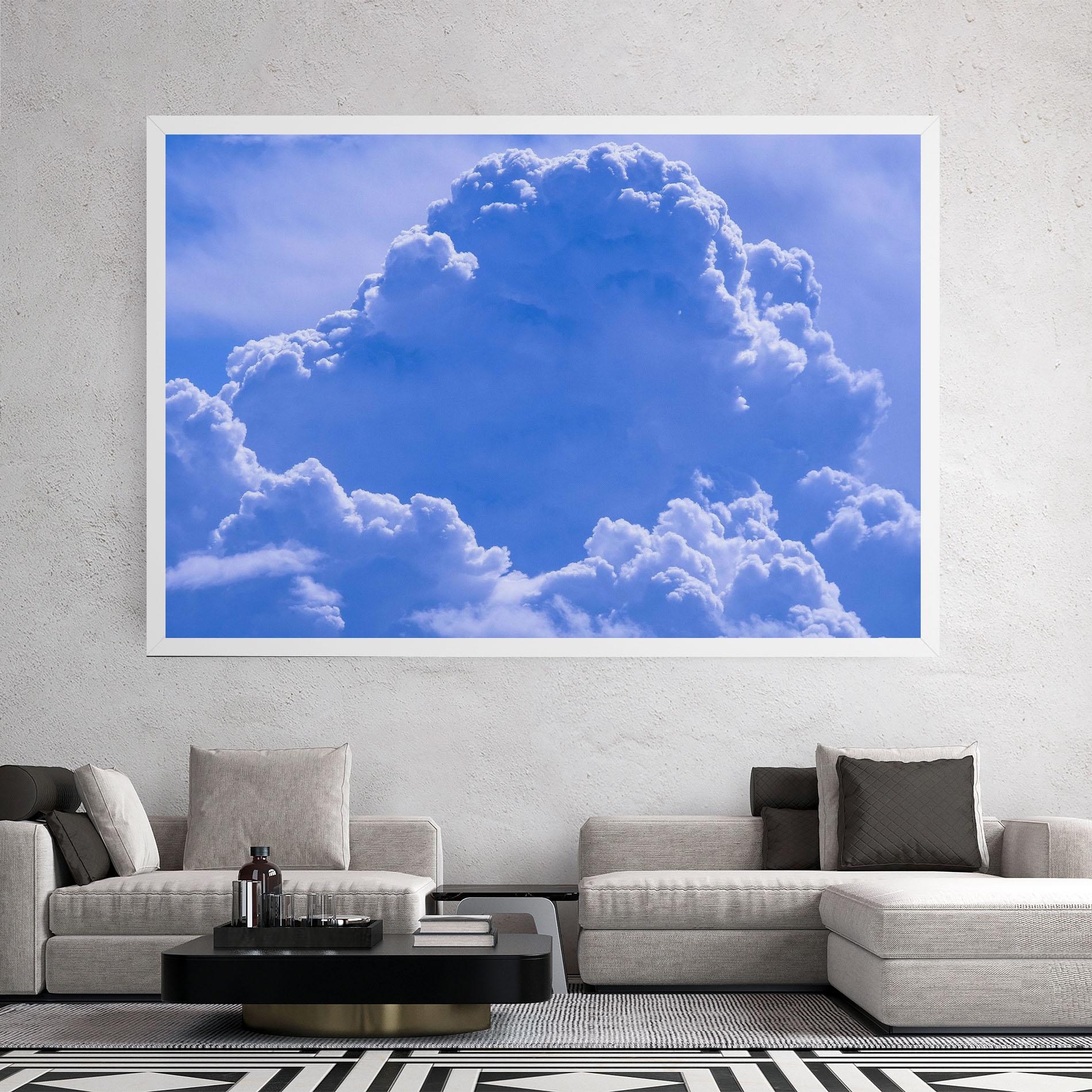 Tablou Canvas Big Blue Cloud mockup 2