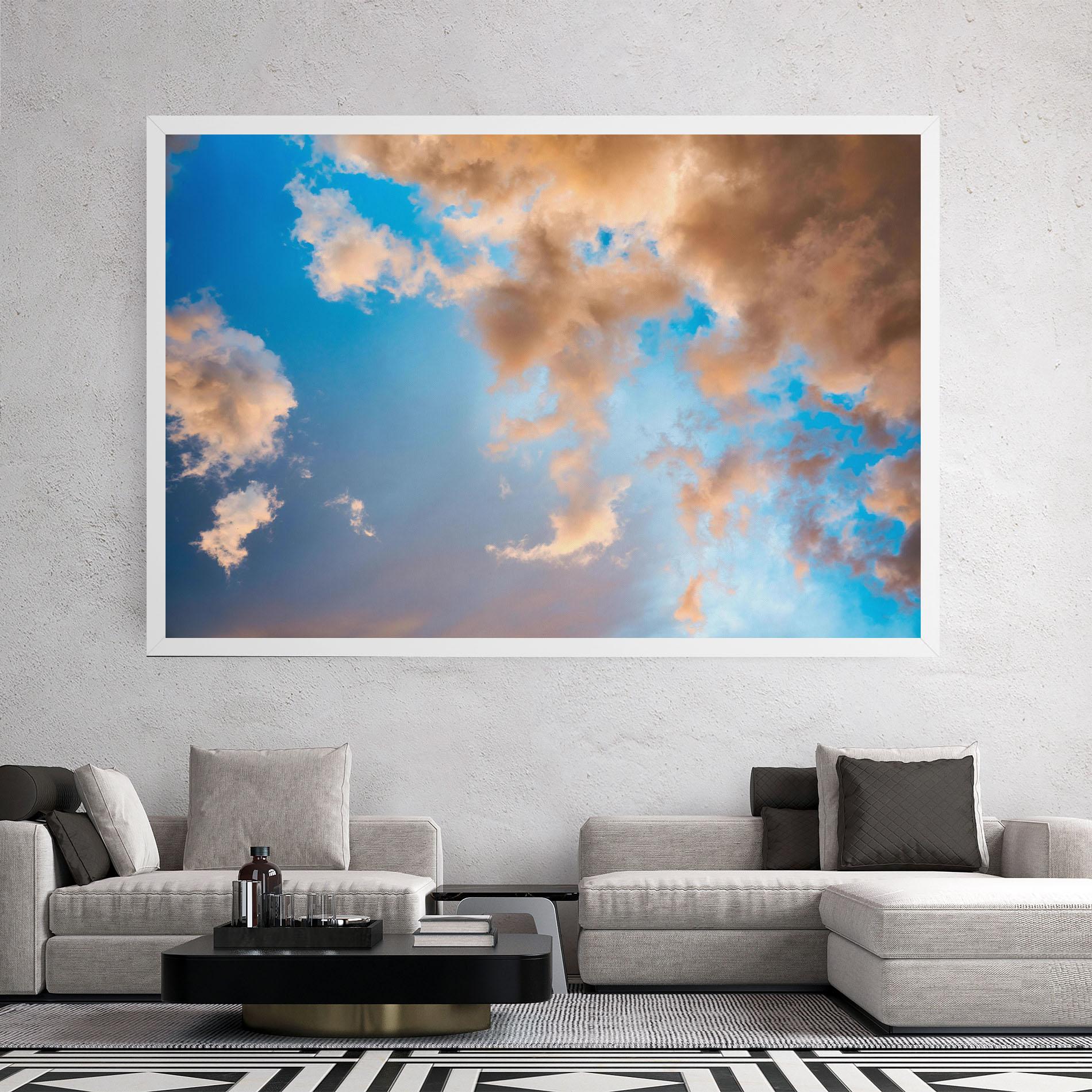 Tablou Canvas Clouds Blue Sky mockup 2