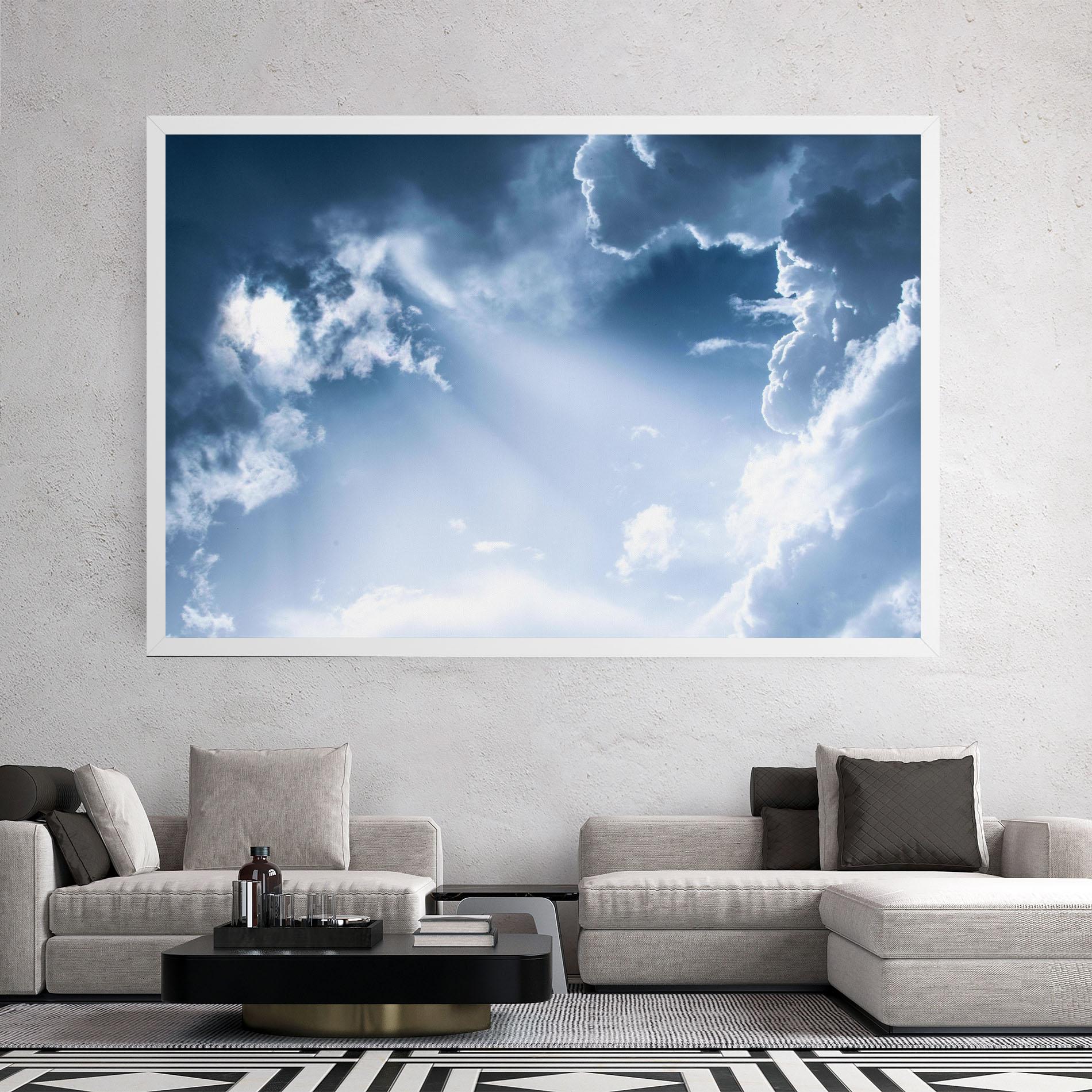 Tablou Canvas Dark Blue Sky mockup 2