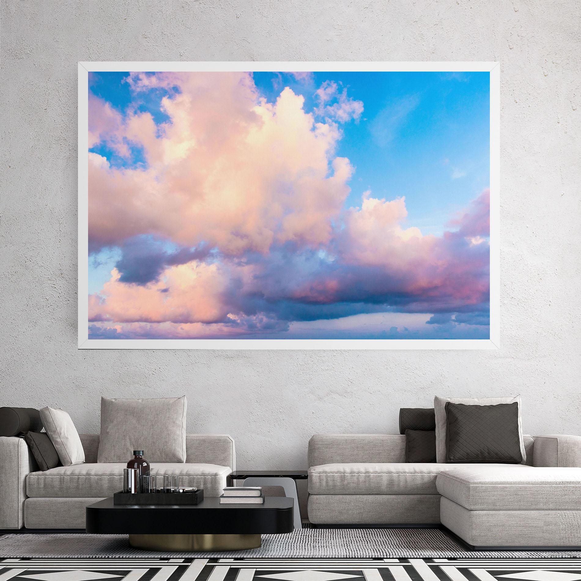 Tablou Canvas Dreamy Pink Clouds mockup 2