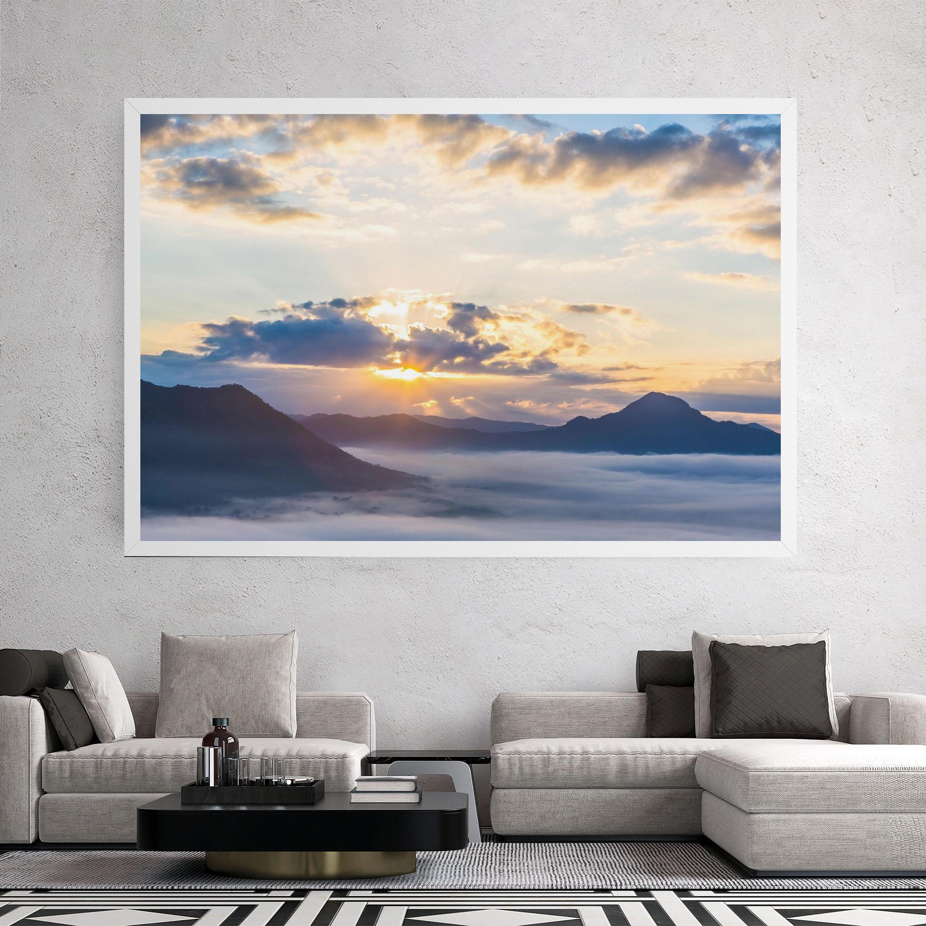 Tablou Canvas Fantastic Clouds mockup 2