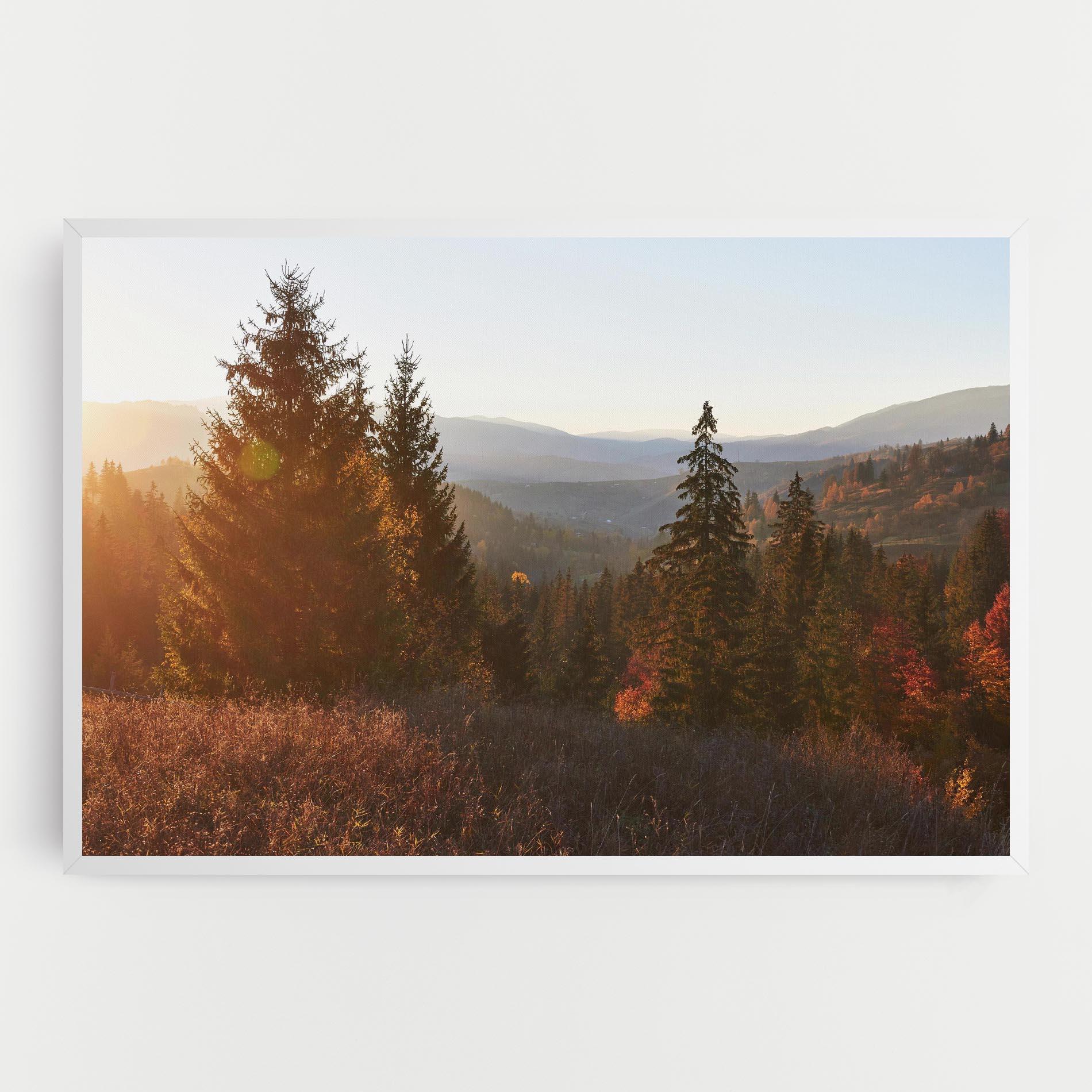 Tablou Canvas Autumn Morning mockup 0