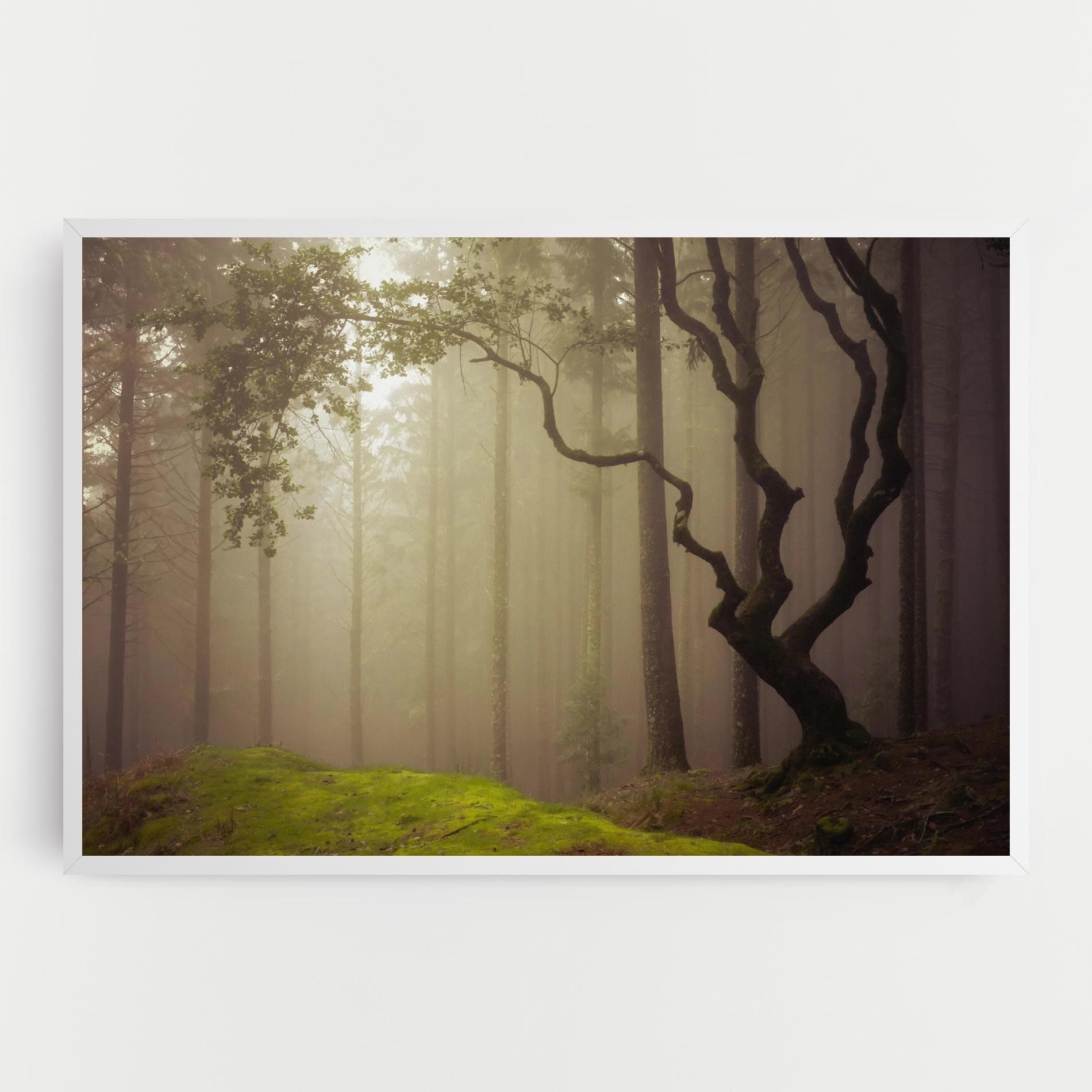 Foggy Tree Art mockup 0