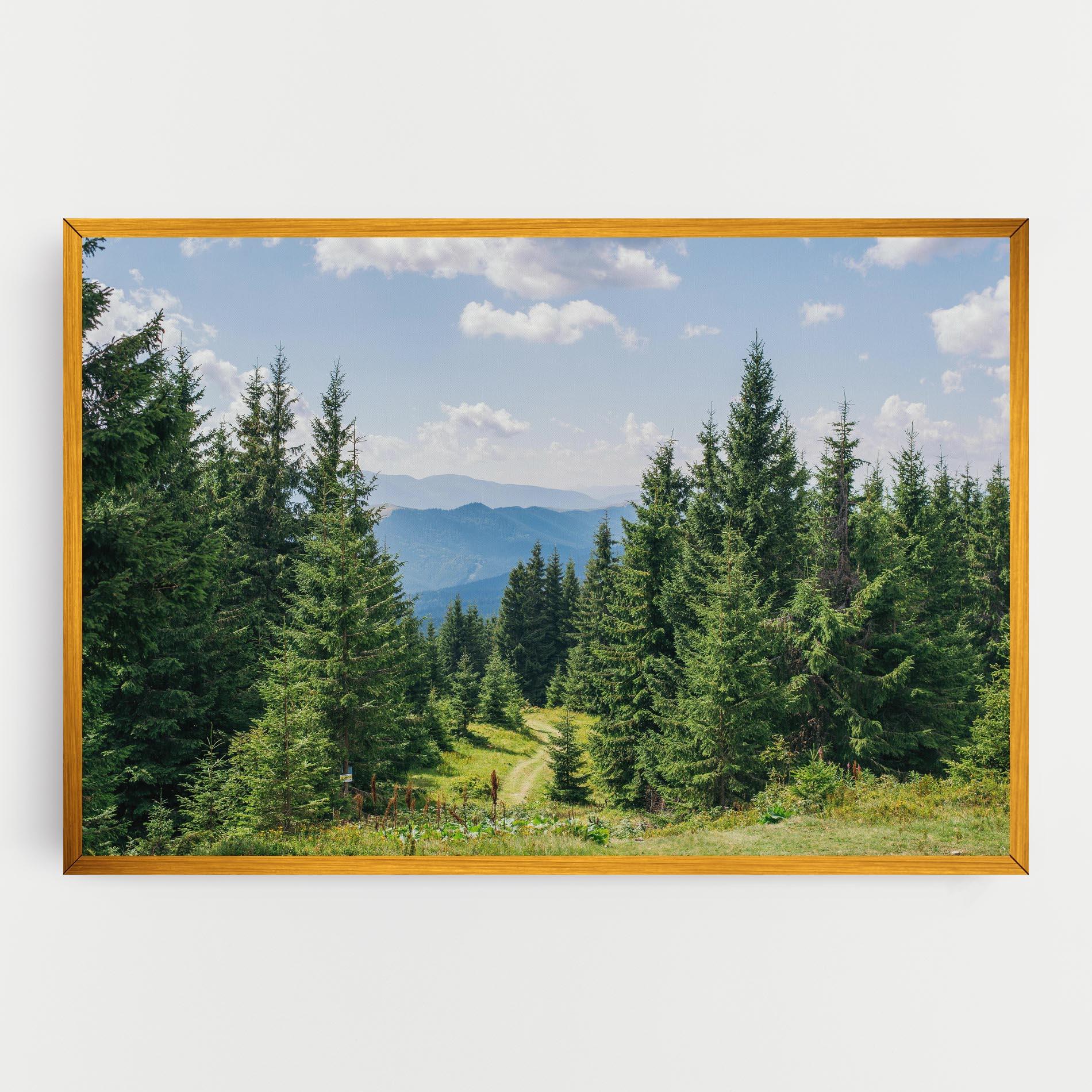 Tablou Canvas Carpathian Mountain mockup 0