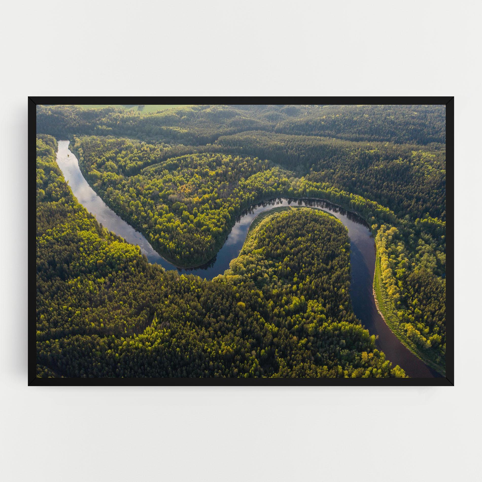 Tablou Canvas Amazing River View mockup 0