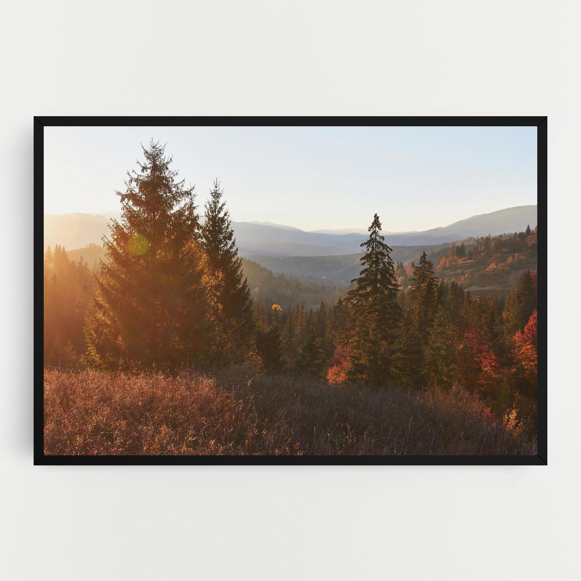 Tablou Canvas Autumn Morning mockup 0