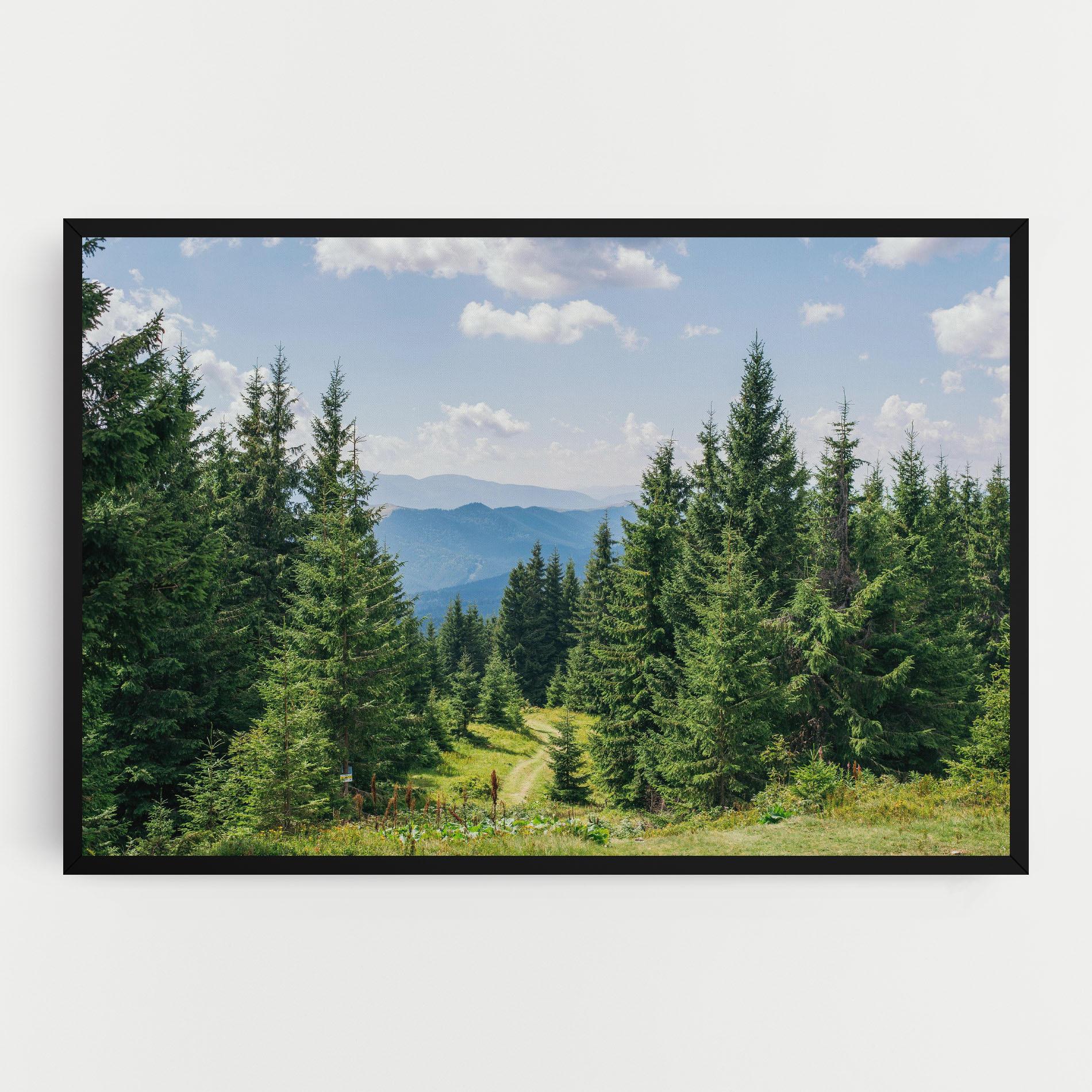 Tablou Canvas Carpathian Mountain mockup 0
