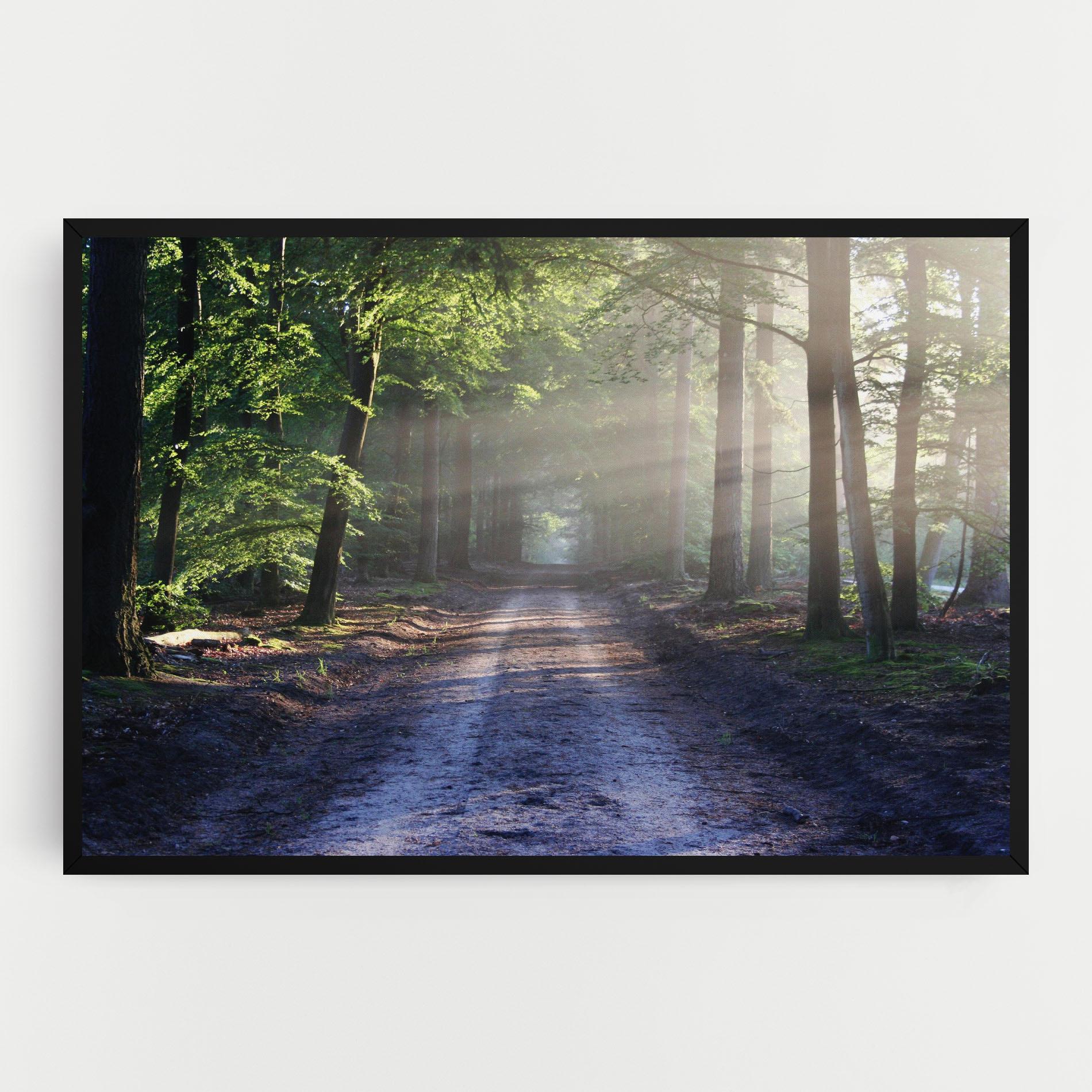 Tablou Canvas Forest Road mockup 0