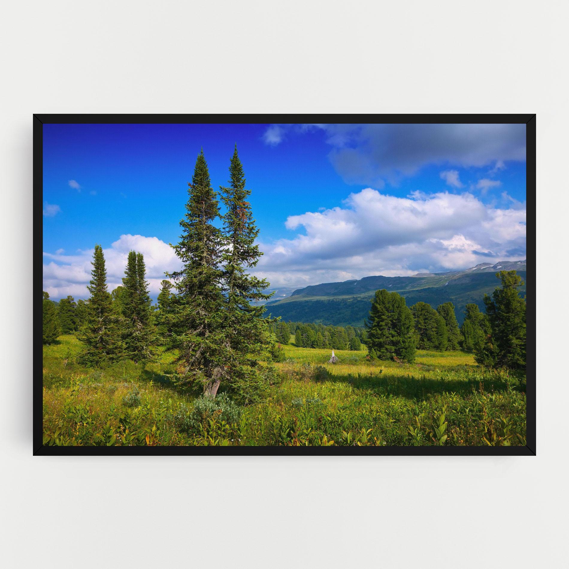 Tablou Canvas Morning Sunny Field mockup 0