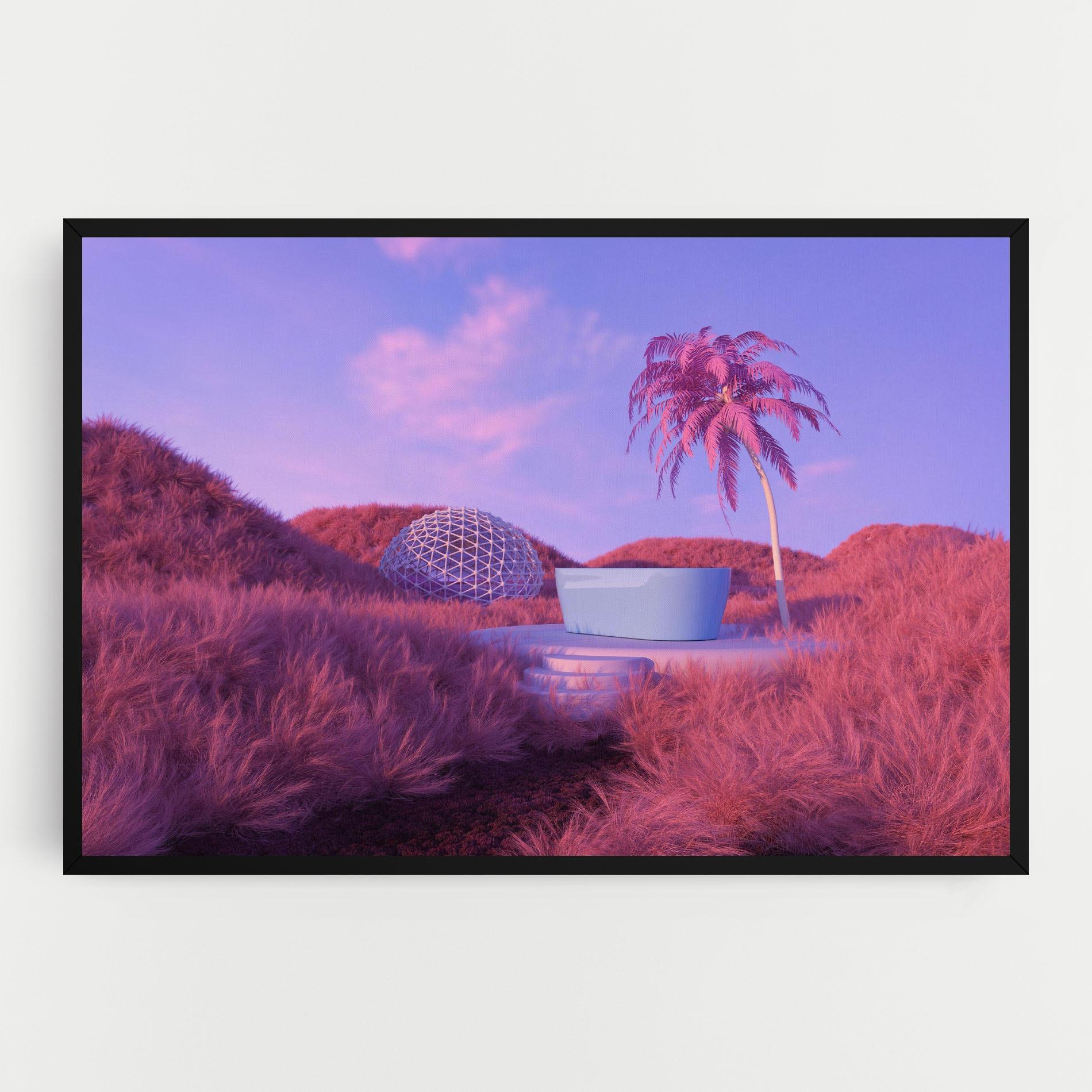 Tablou Canvas Pink World mockup 0