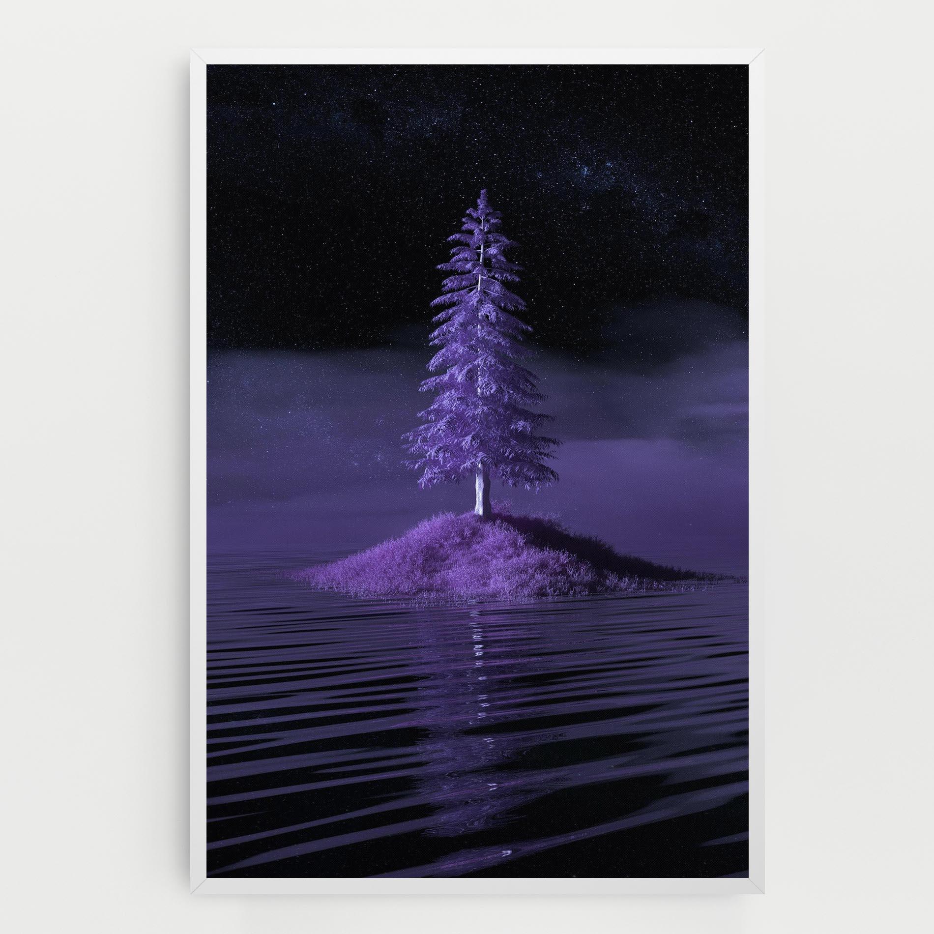 Tablou Canvas Magenta Landscape mockup 0