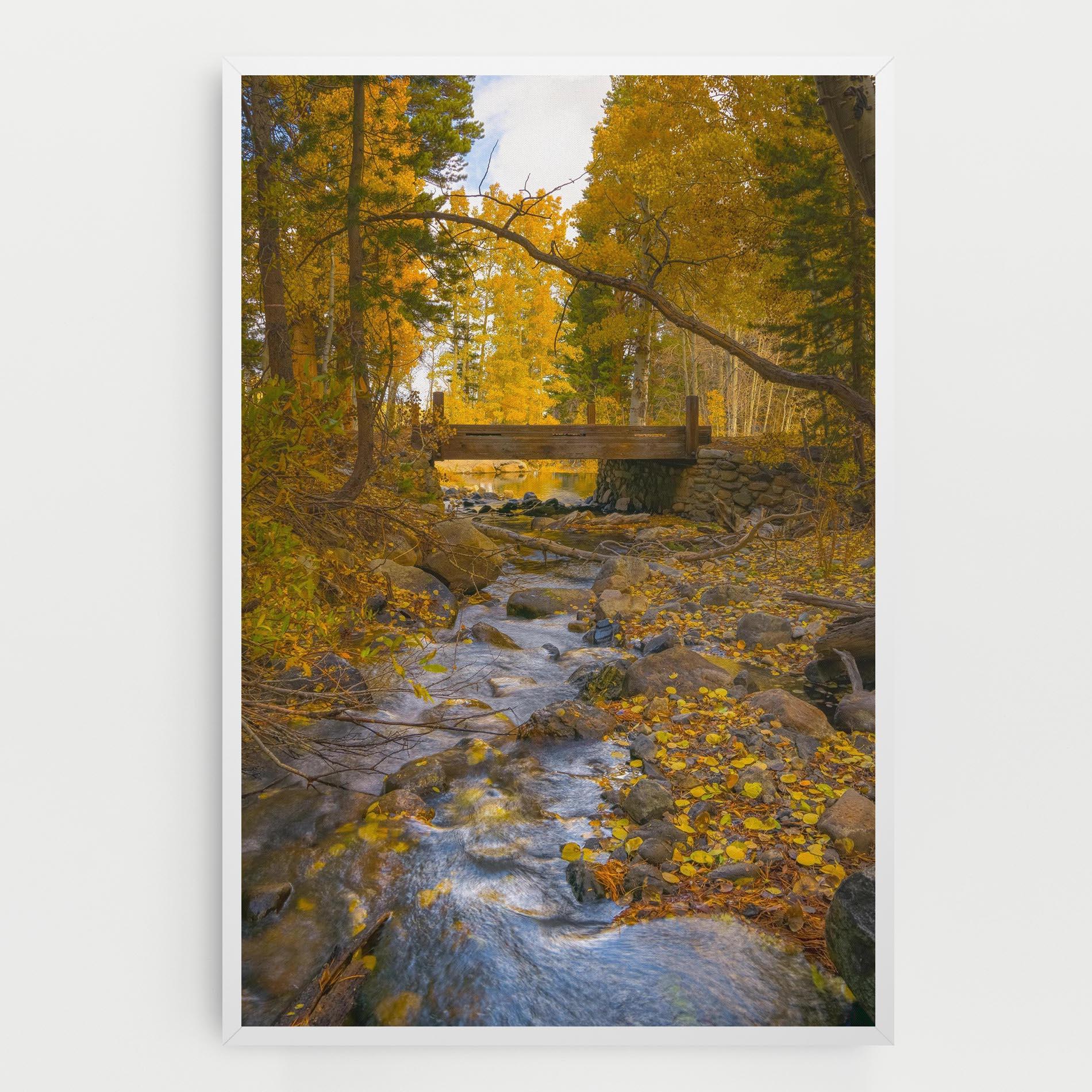 Tablou Canvas Yellow View Forest mockup 0