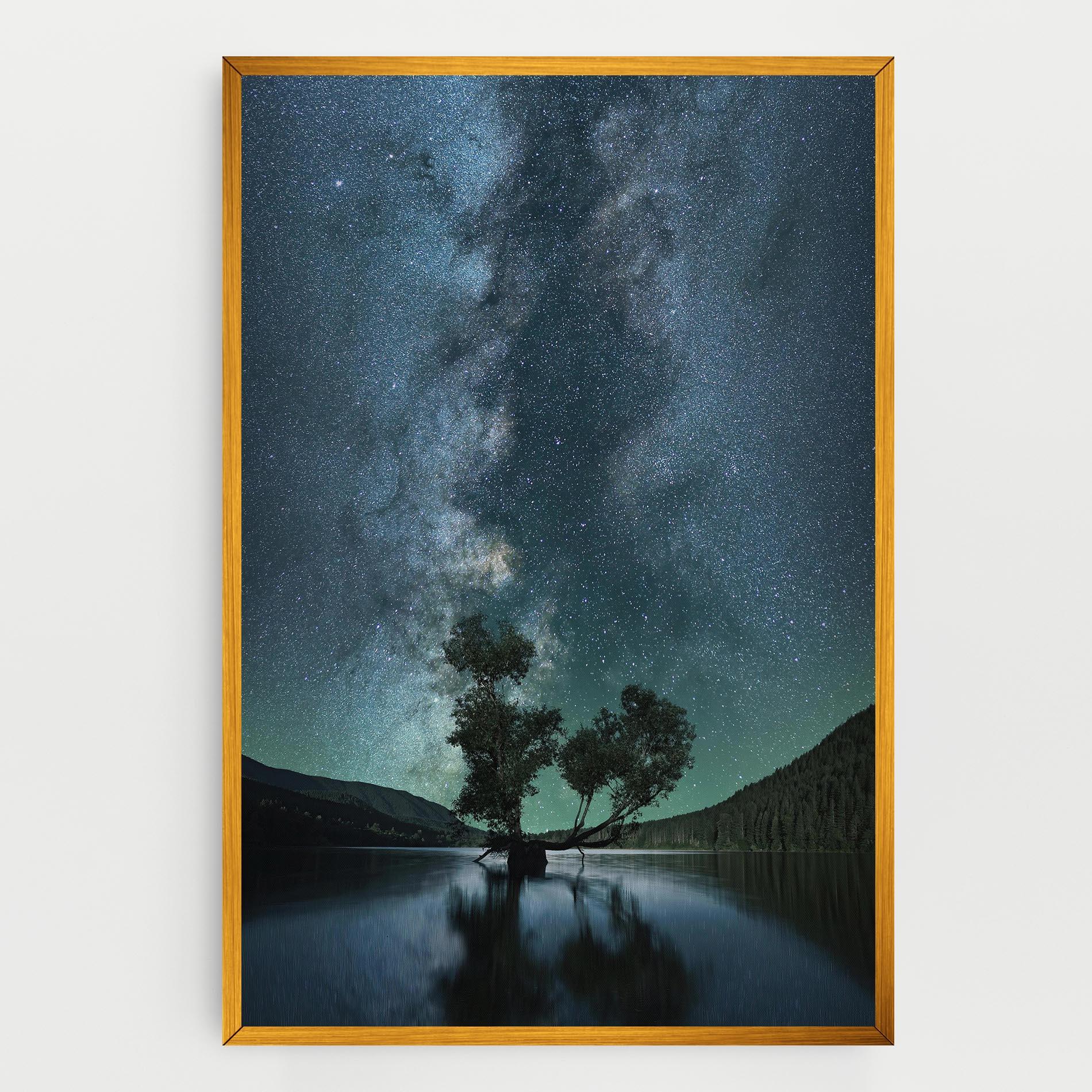 Tablou Canvas Lake Stars mockup 0