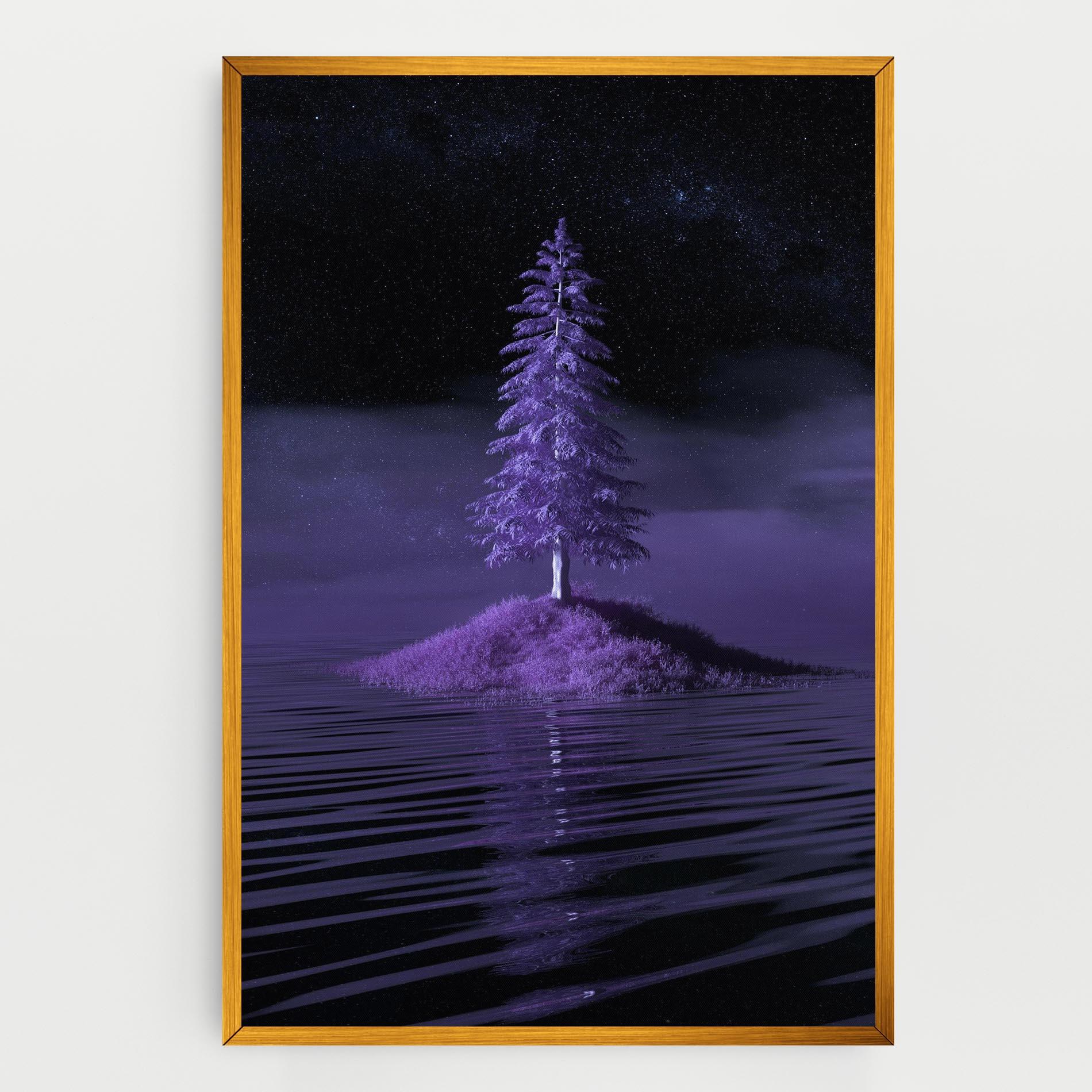 Tablou Canvas Magenta Landscape mockup 0