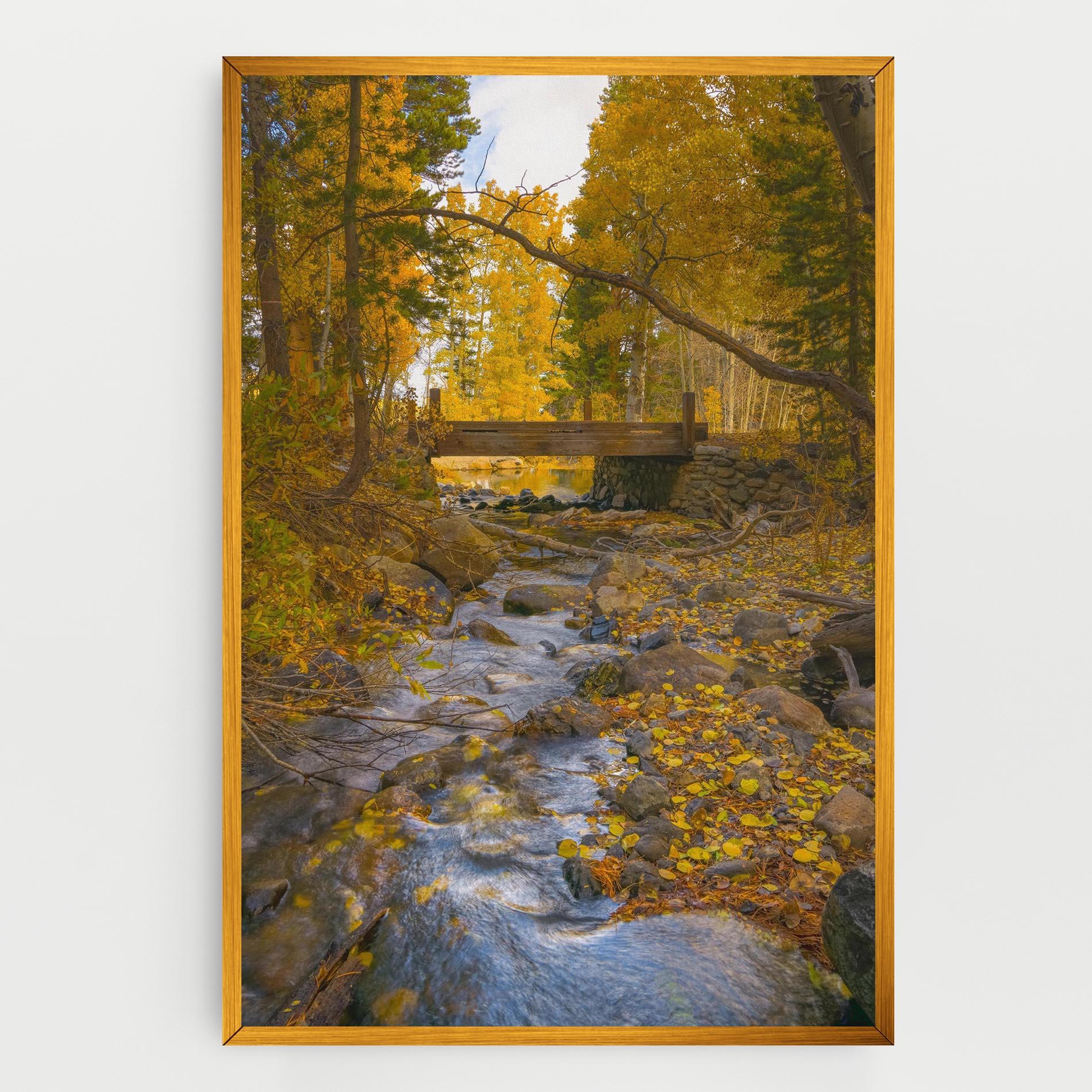 Tablou Canvas Yellow View Forest mockup 0