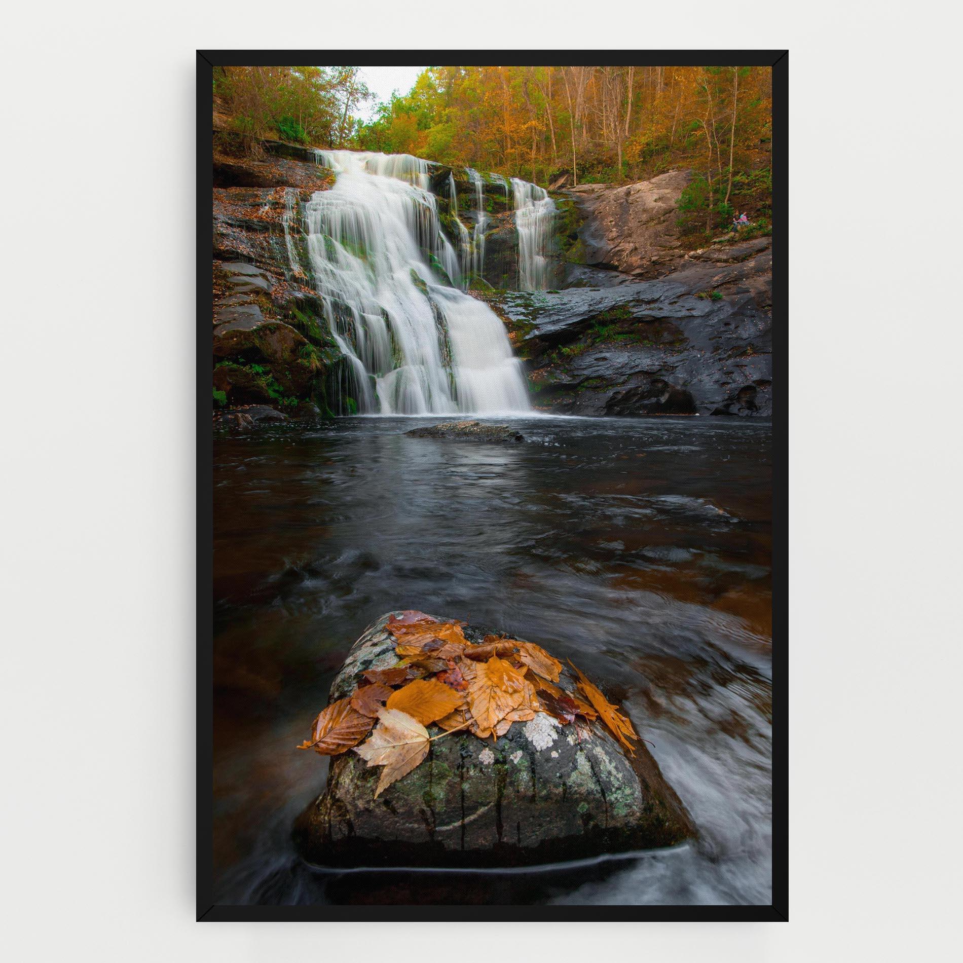 Tablou Canvas Forest Waterfall mockup 0