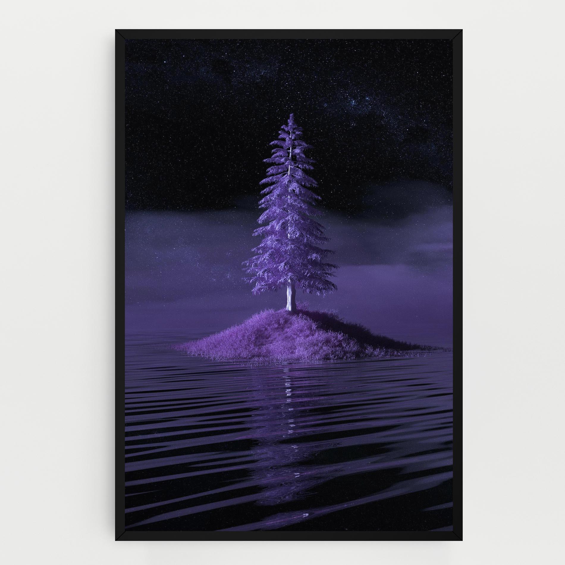 Tablou Canvas Magenta Landscape mockup 0