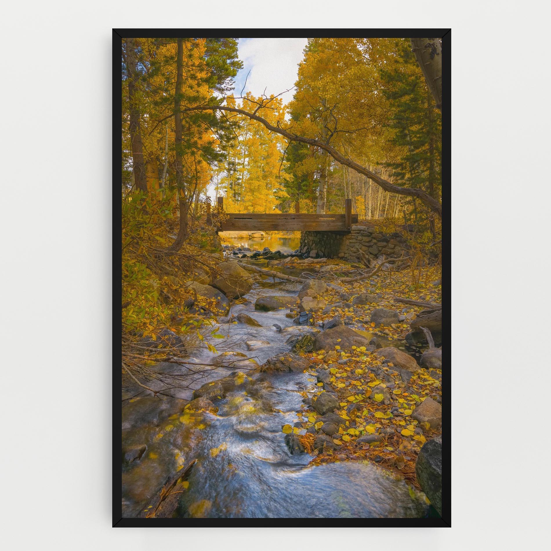 Tablou Canvas Yellow View Forest mockup 0