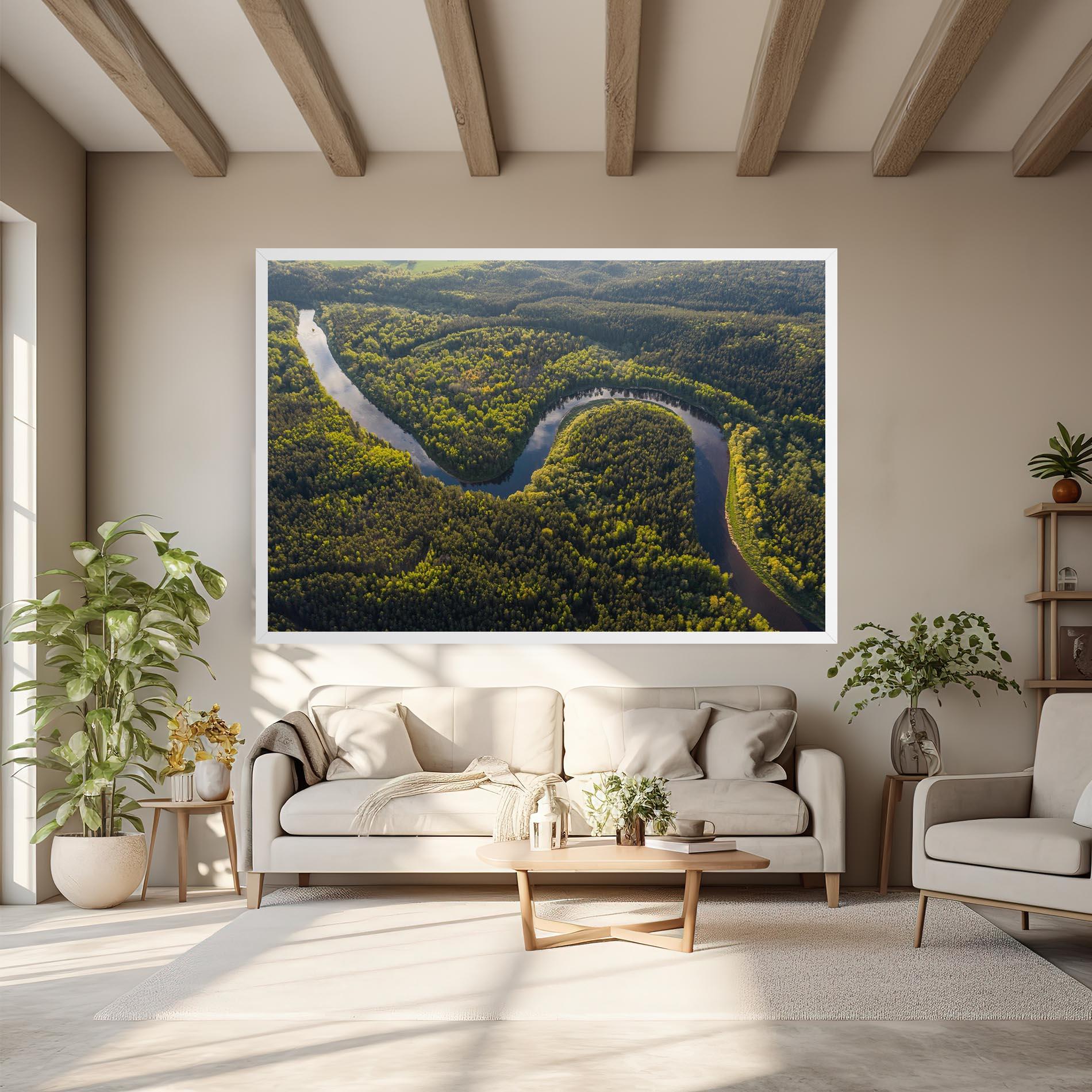 Tablou Canvas Amazing River View mockup 6