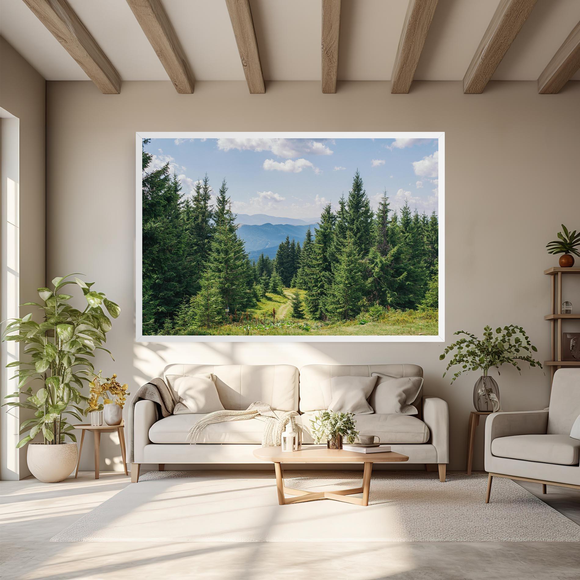 Tablou Canvas Carpathian Mountain mockup 6