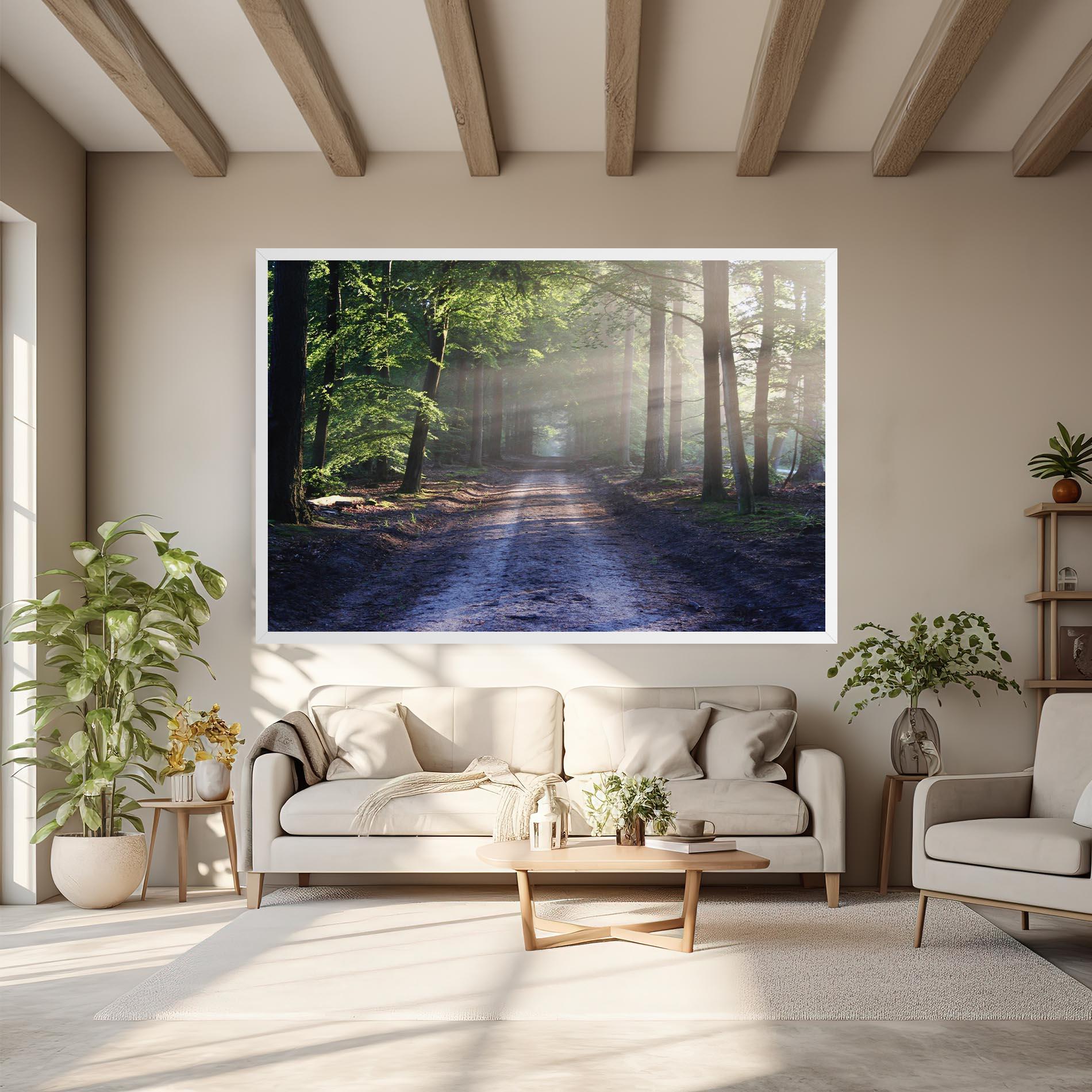 Tablou Canvas Forest Road mockup 6