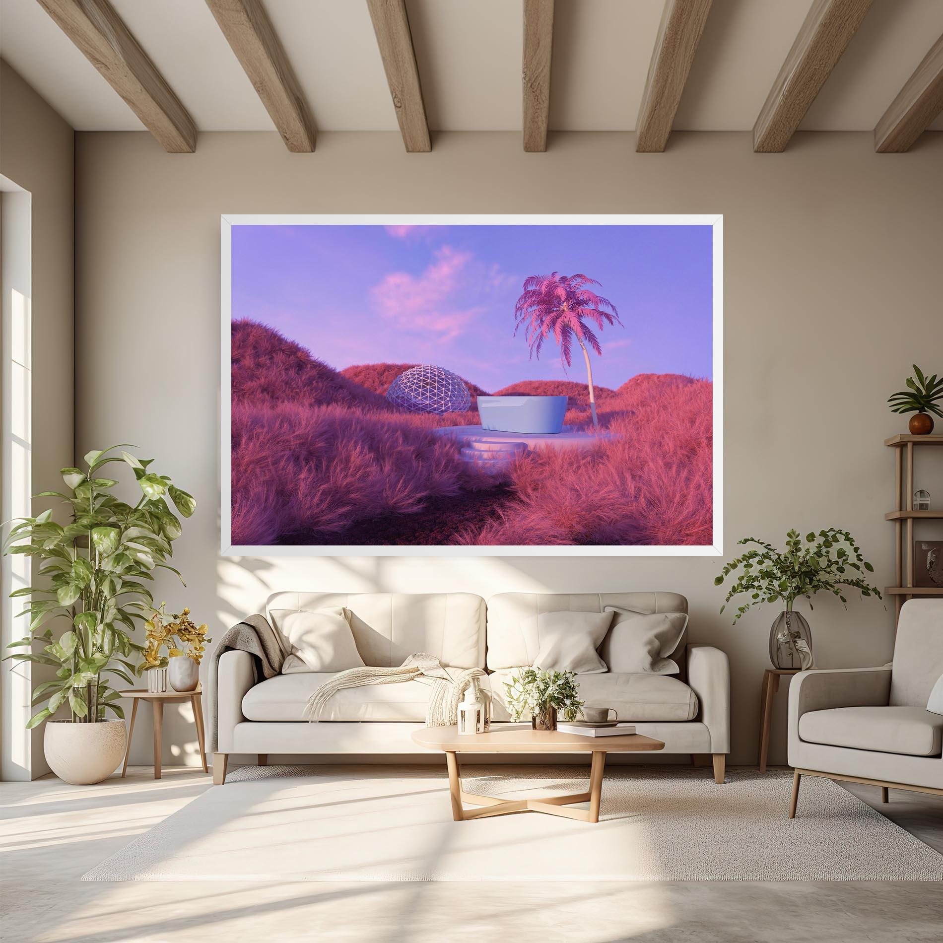 Tablou Canvas Pink World mockup 6