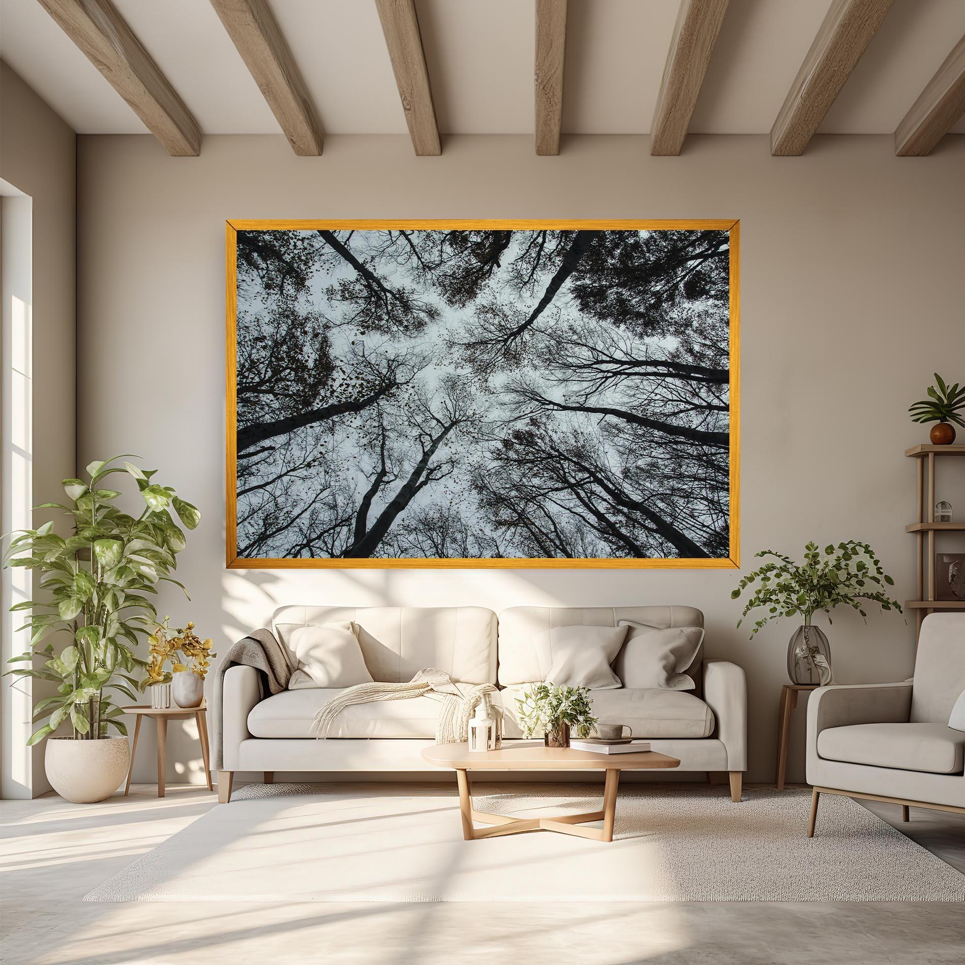 Tablou Canvas Trees Touching mockup 6