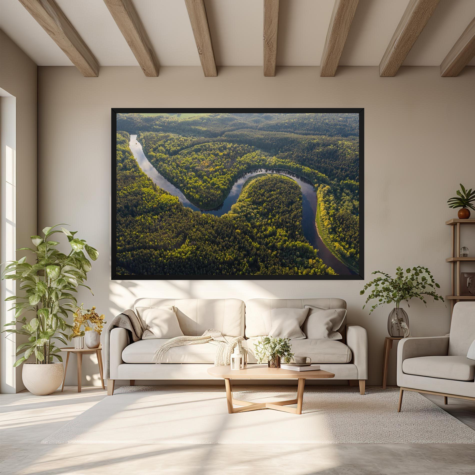 Tablou Canvas Amazing River View mockup 6