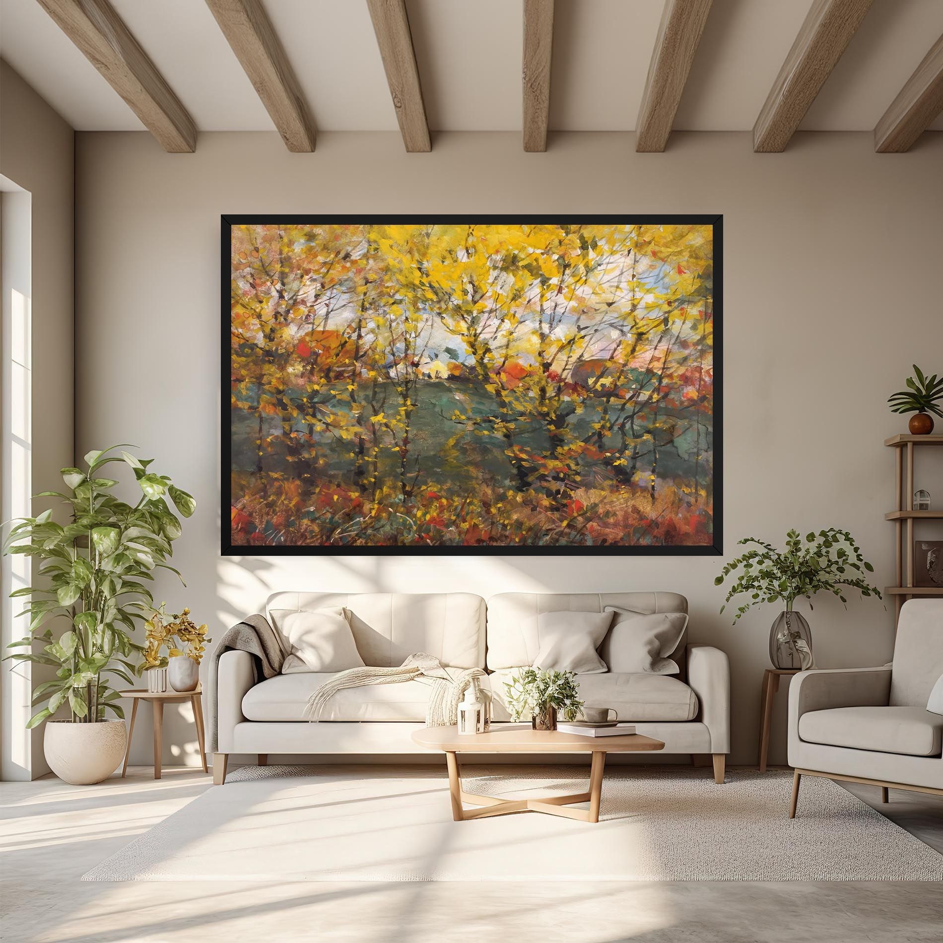Autumn Painting Tree mockup 6