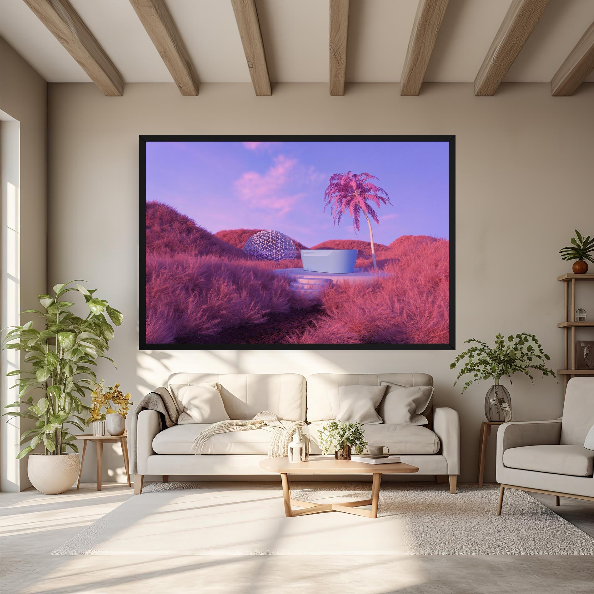 Tablou Canvas Pink World mockup 6