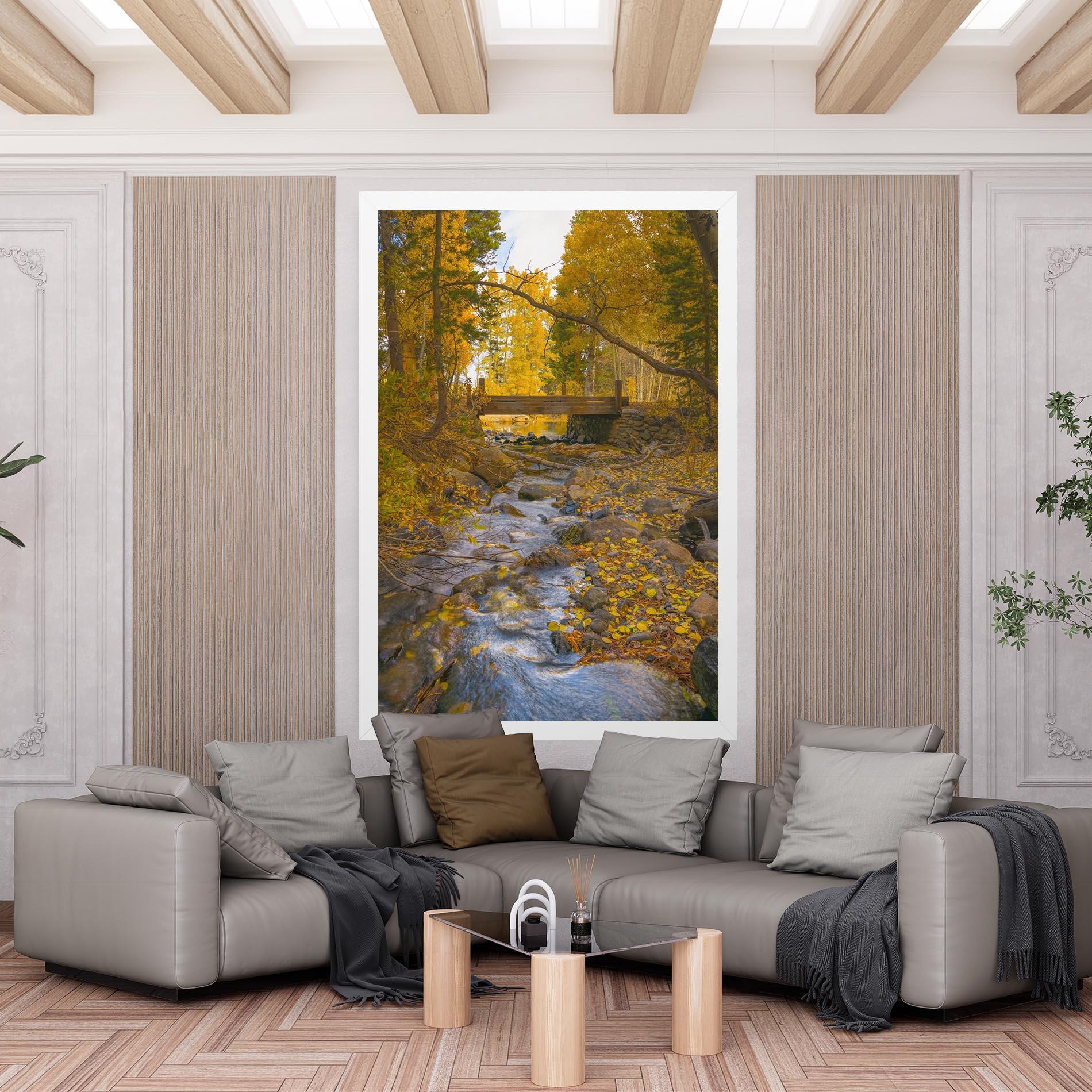 Tablou Canvas Yellow View Forest mockup 6