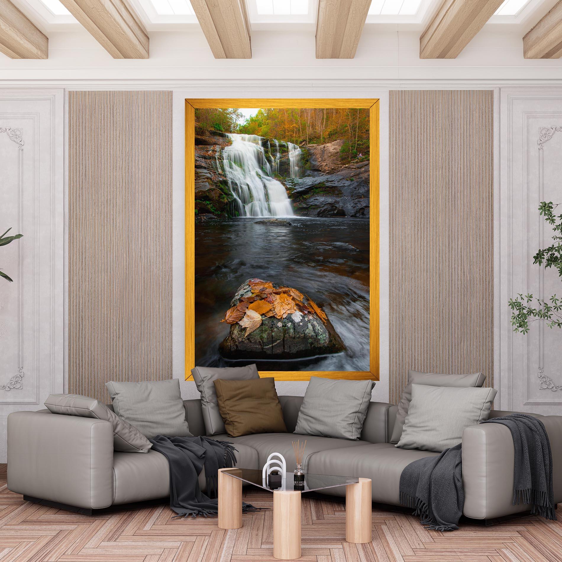 Tablou Canvas Forest Waterfall mockup 6