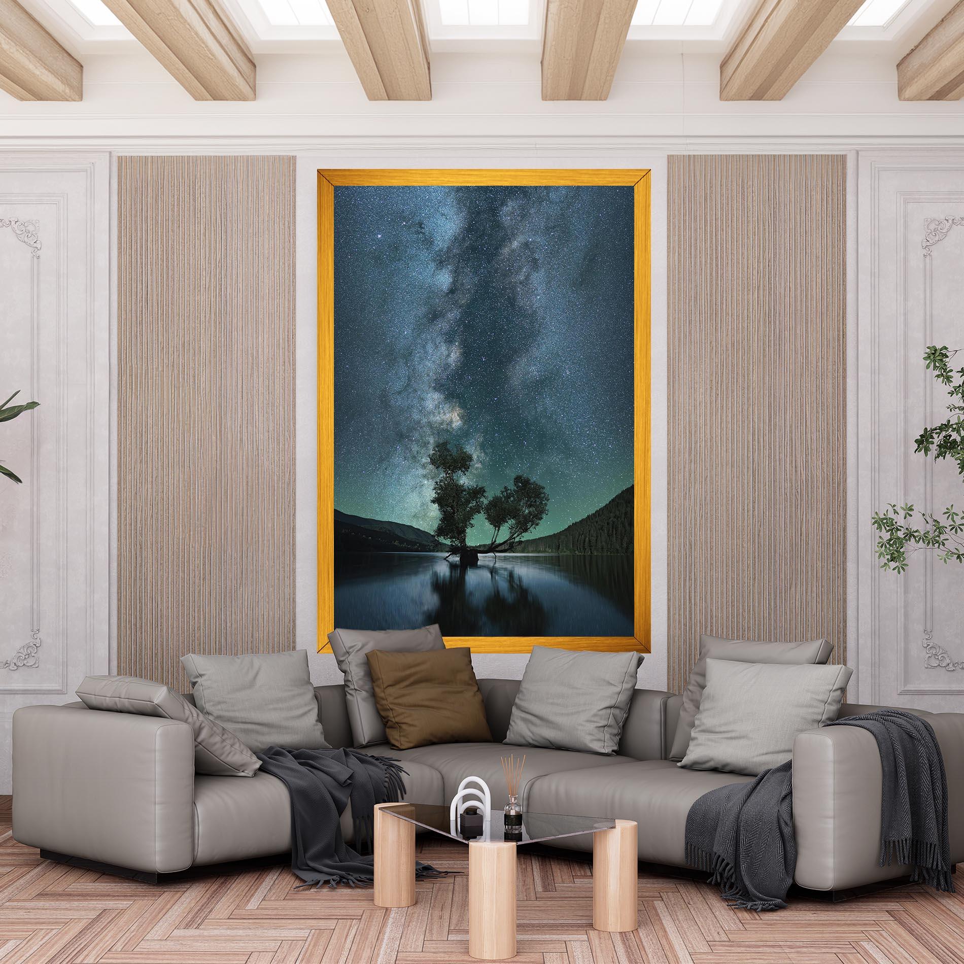 Tablou Canvas Lake Stars mockup 6