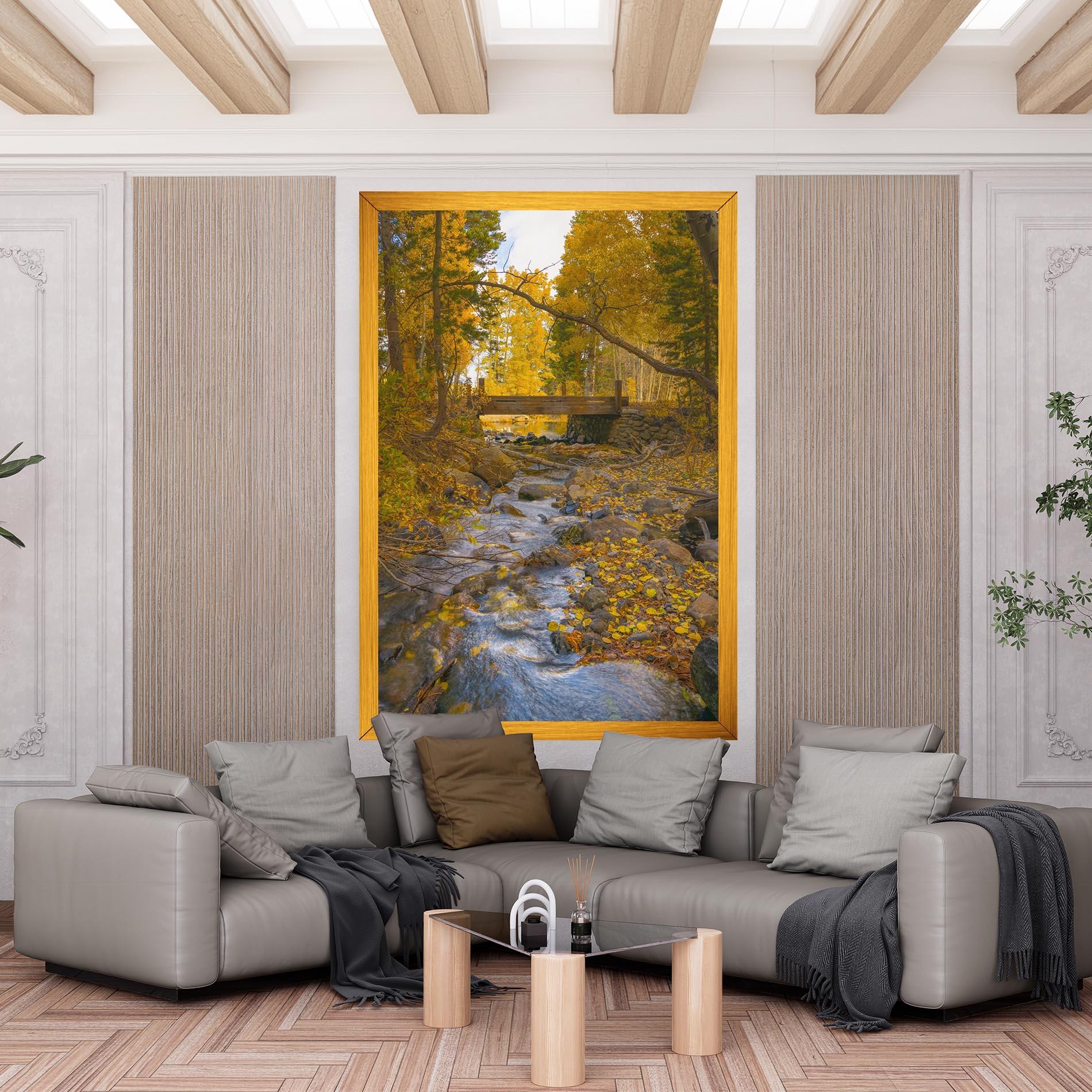 Tablou Canvas Yellow View Forest mockup 6