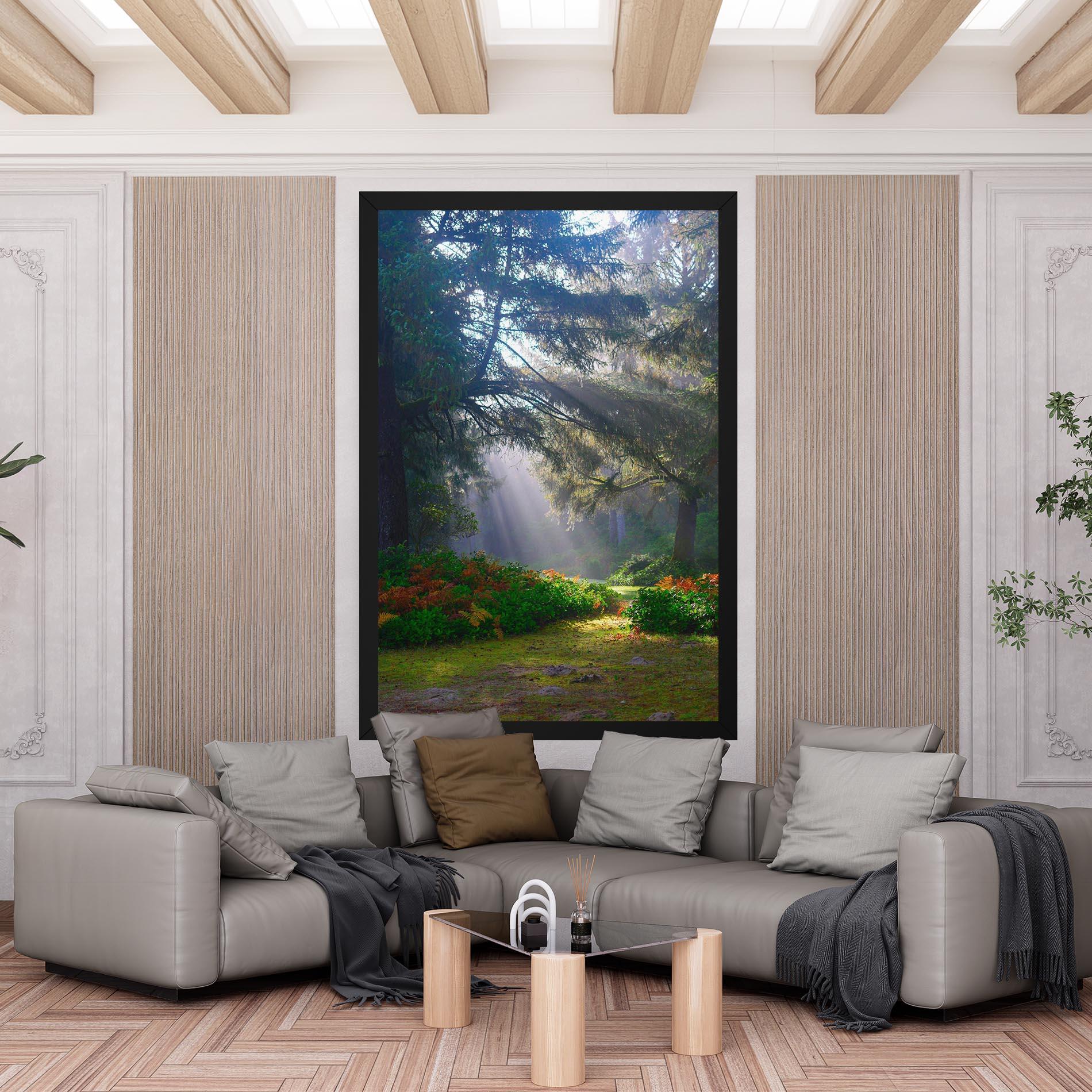 Tablou Canvas Forest Light mockup 6
