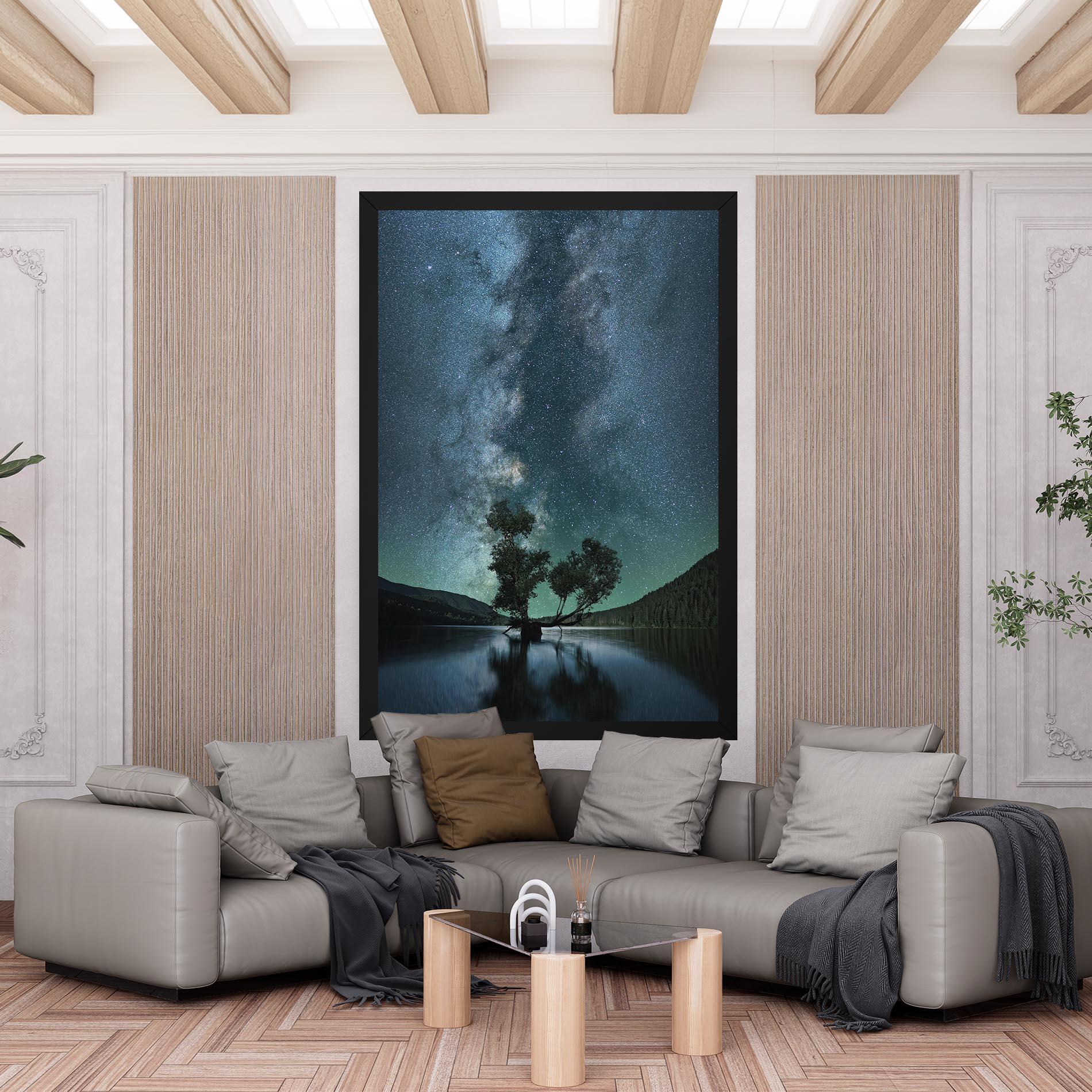 Tablou Canvas Lake Stars mockup 6