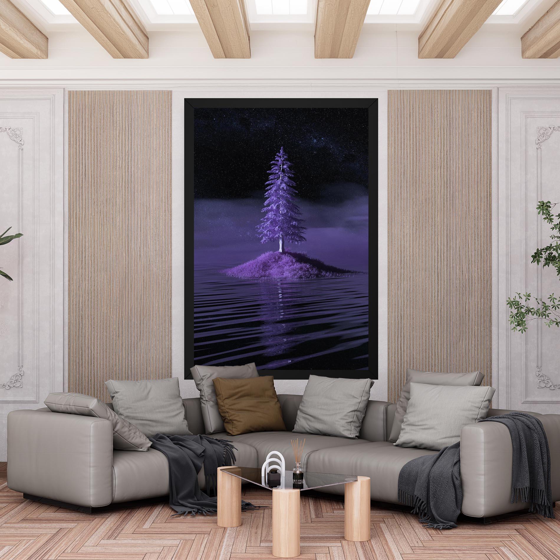 Tablou Canvas Magenta Landscape mockup 6