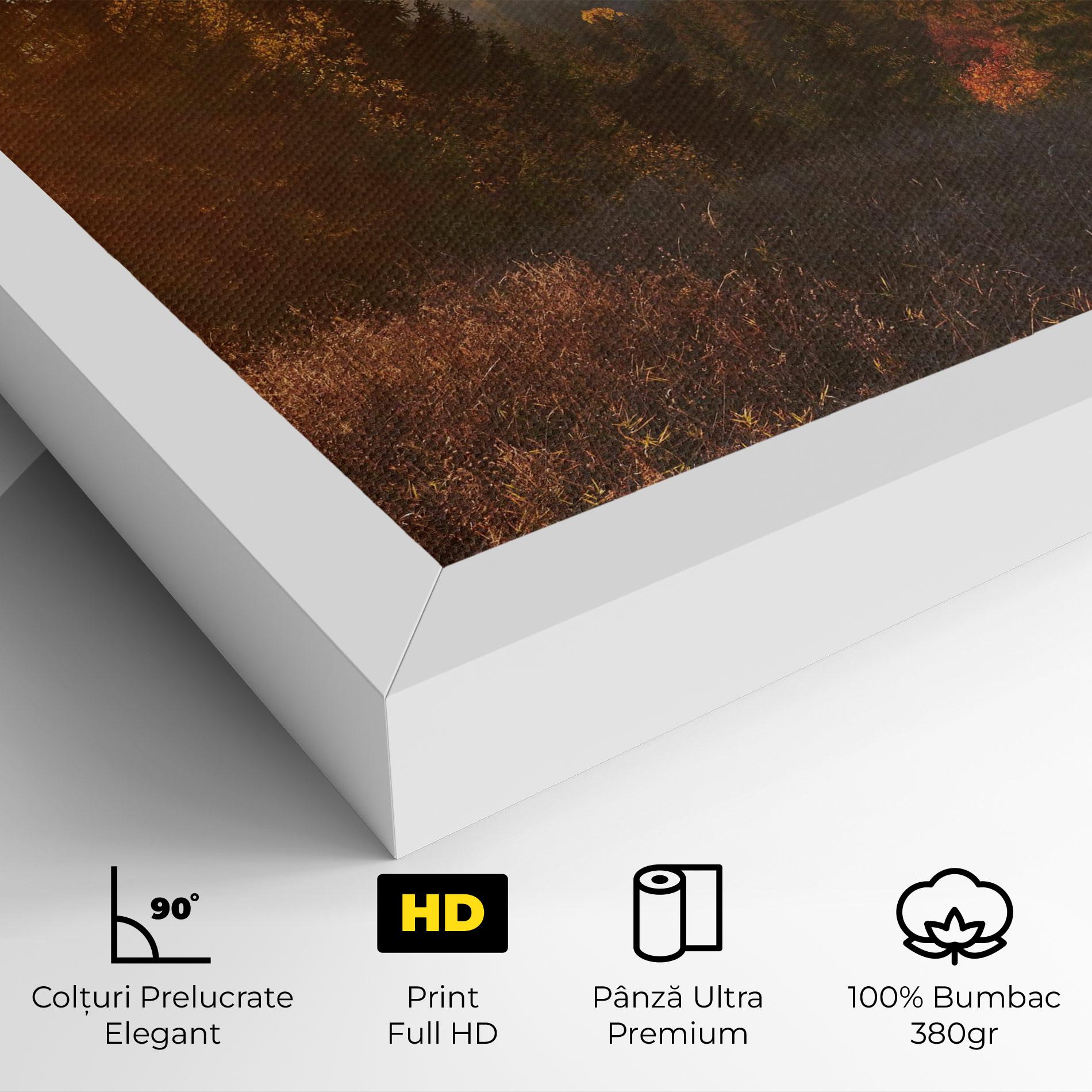 Tablou Canvas Autumn Morning mockup 4