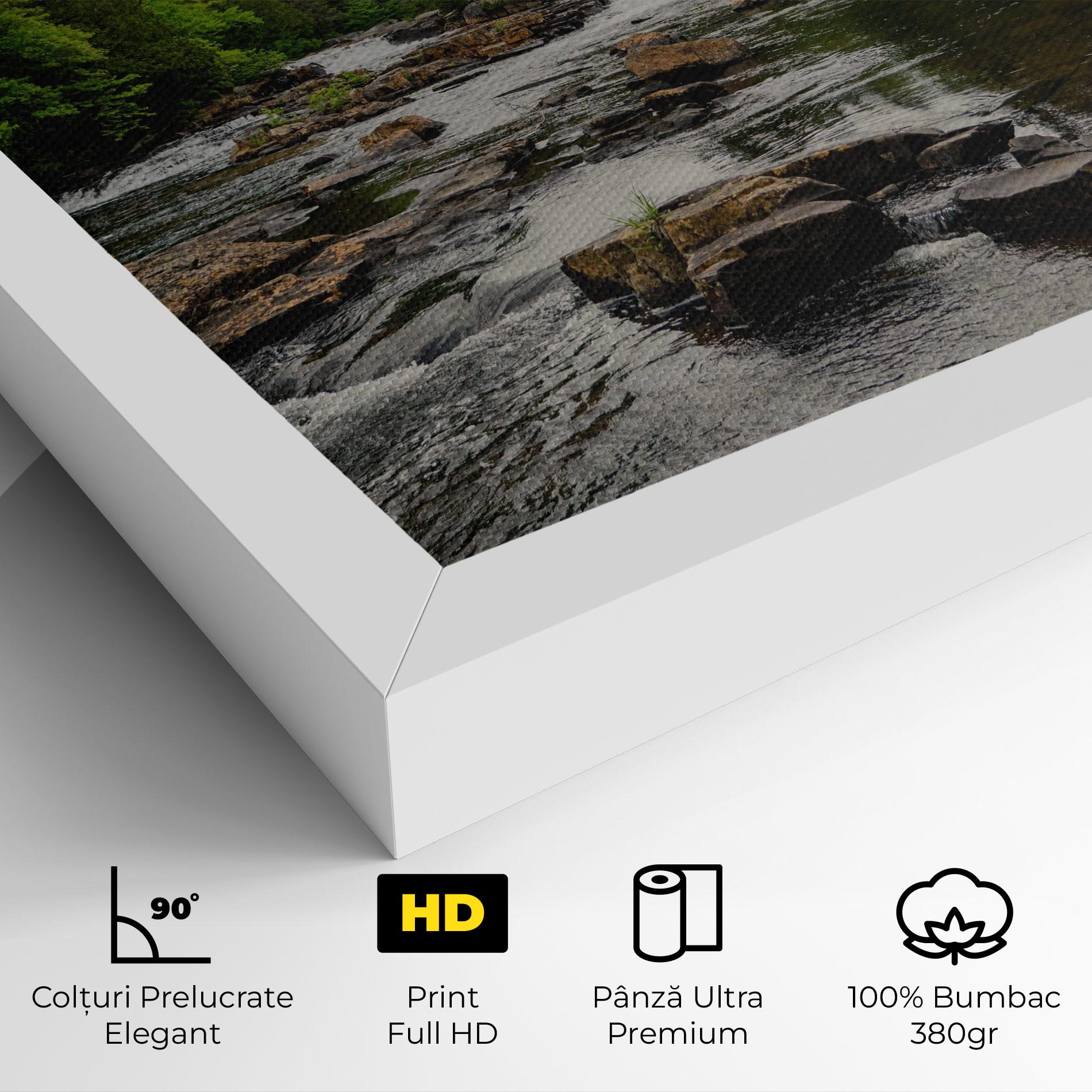 Tablou Canvas Small River Forest mockup 4